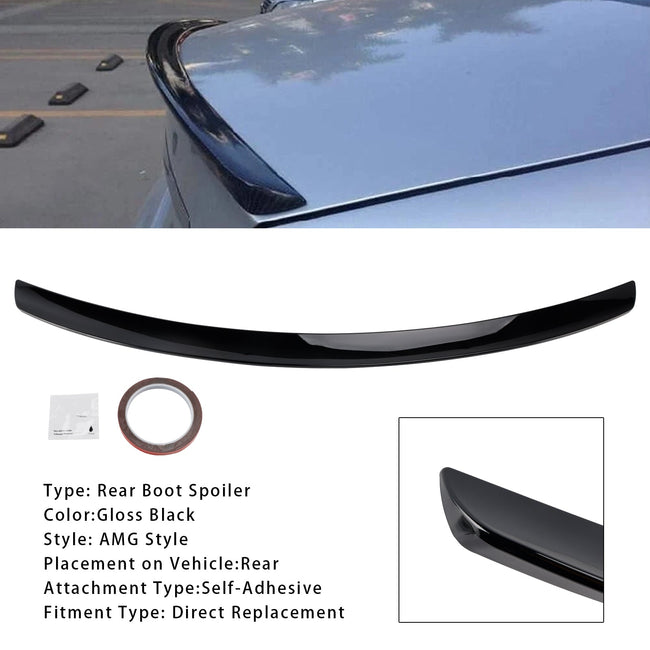 2005-2010 Mercedes-Benz CLS-Class W219 AMG Style Gloss Black Rear Boot Spoiler