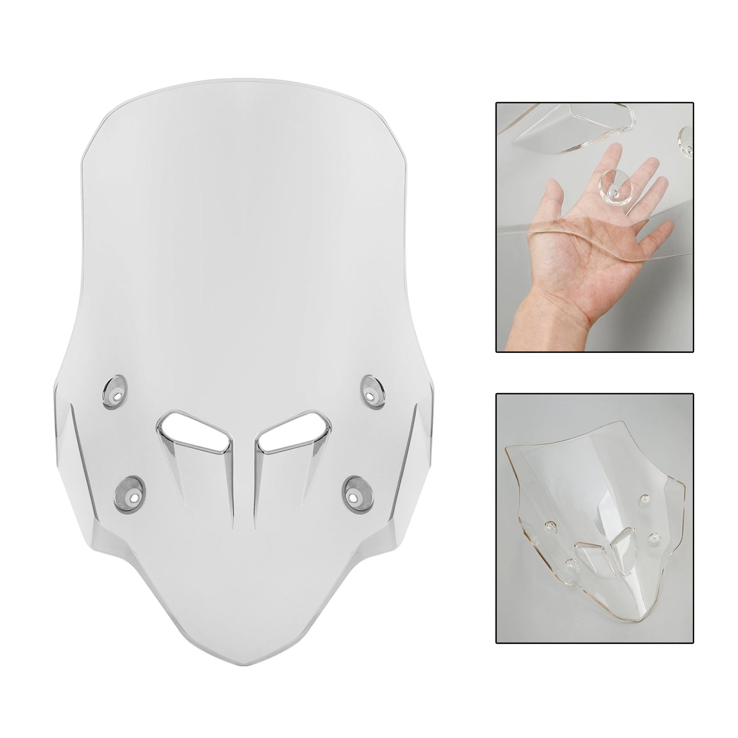 ABS Motorcycle Windshield WindScreen fit for HONDA CB400X/CB500X 2019-2024