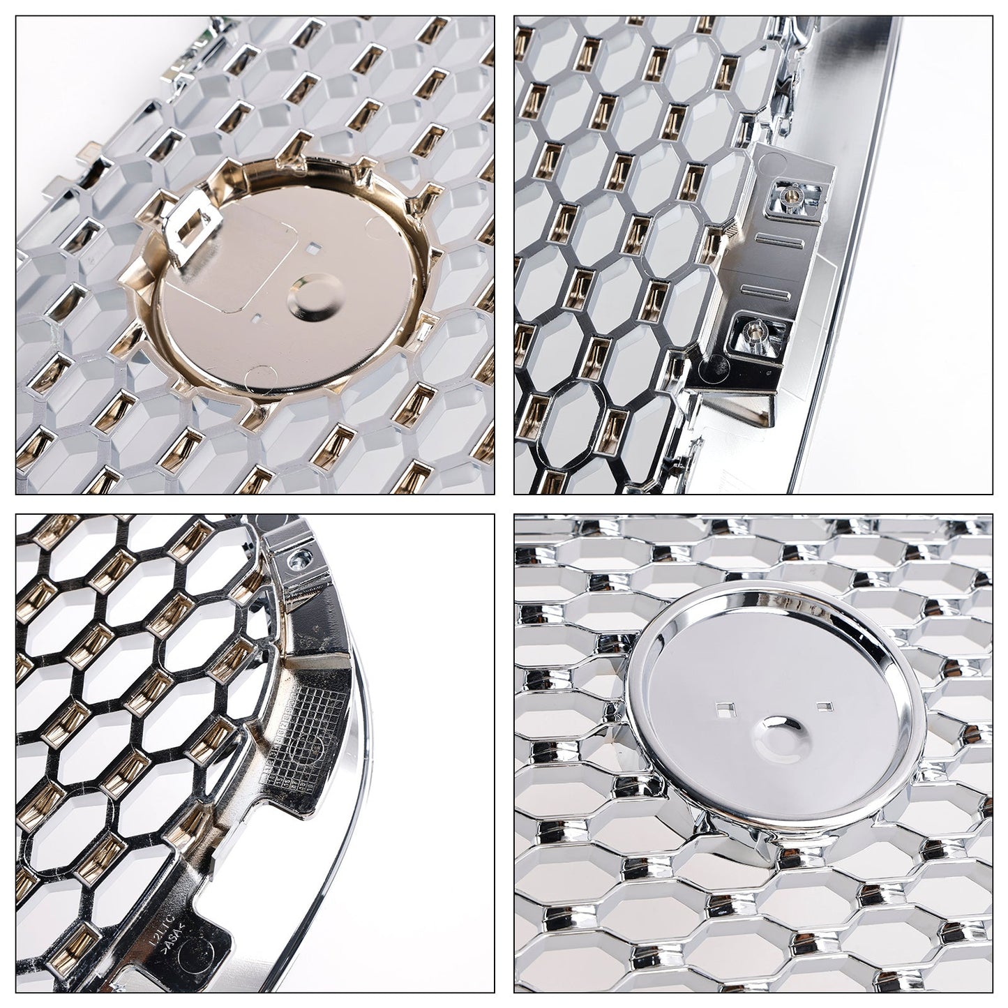 Chrome Front Bumper Grill Grille Fit JAGUAR F-PACE X761 2016-2020