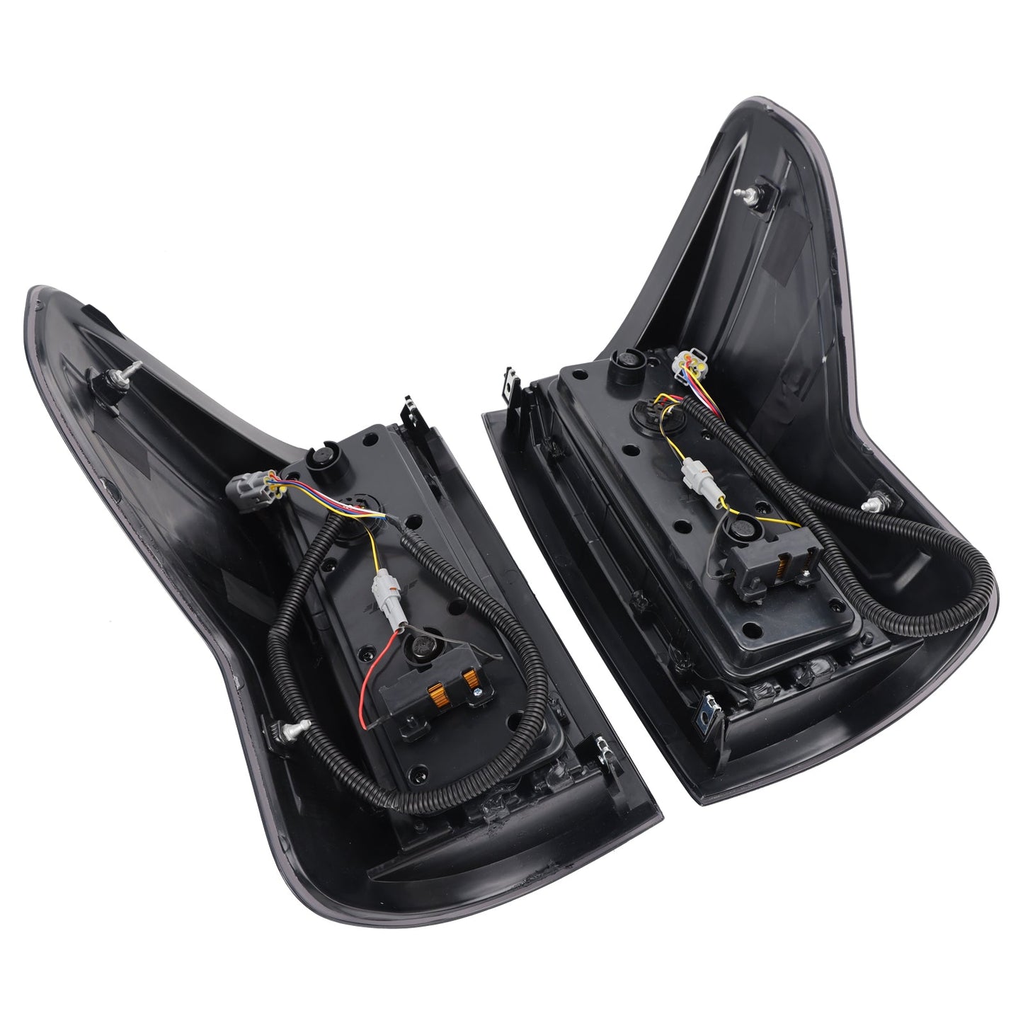 2007-2013 For Toyota Tundra Left+Right LED Tail Lights Black Housing Smoked Lens