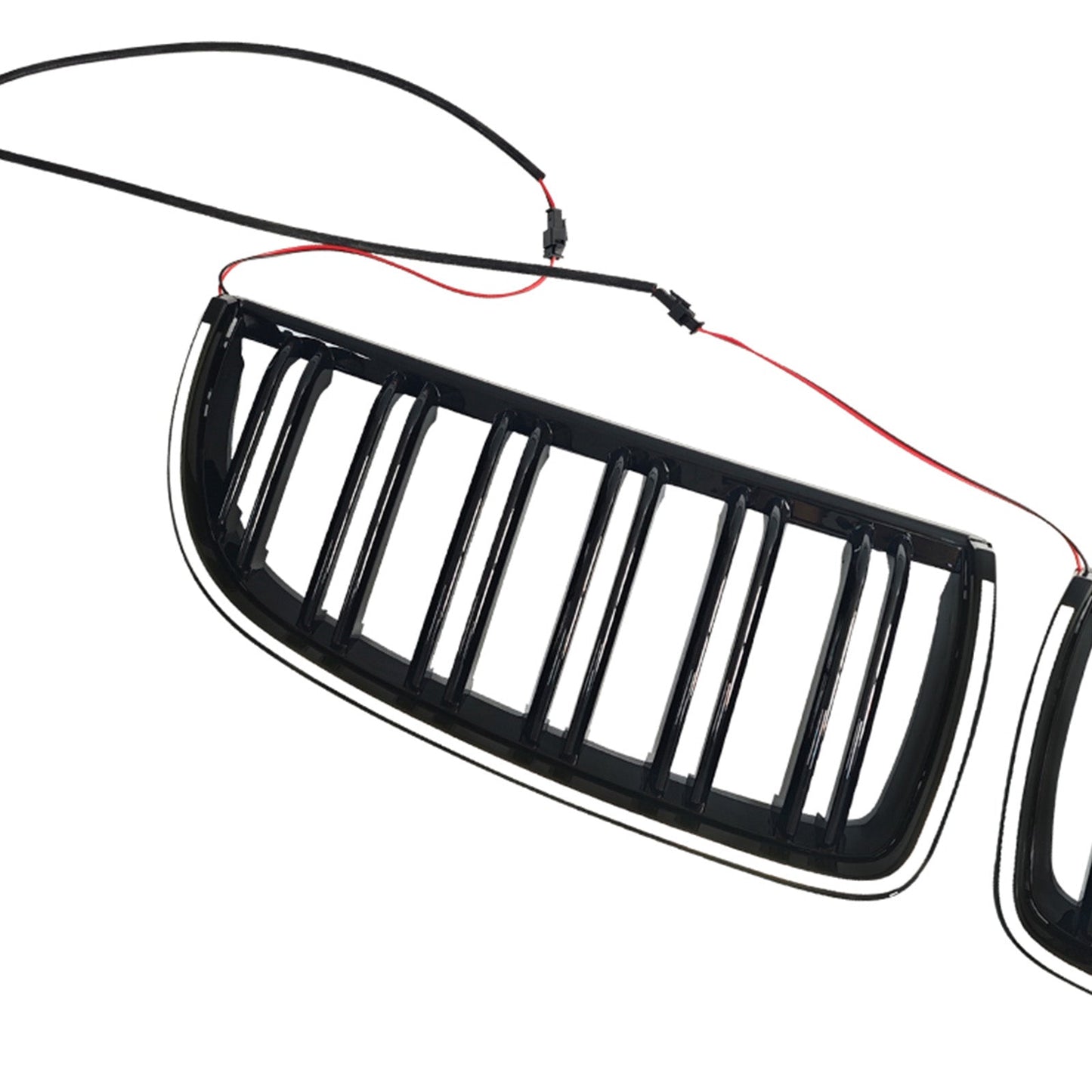 2004-2007 Fit BMW E90 Sedan Wagon 320i Front Kidney Double Slat Grille Black