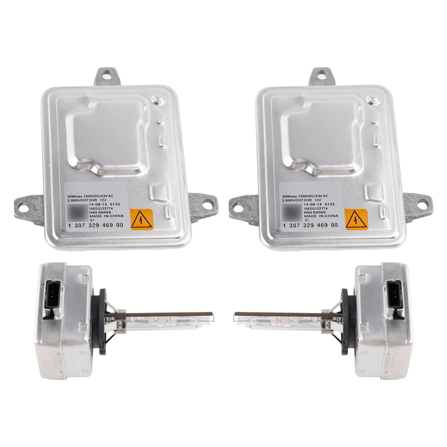 Xenon Ballast HID Control Unit+ D3S Bulbs Kit For Jeep Cherokee 2014-2018