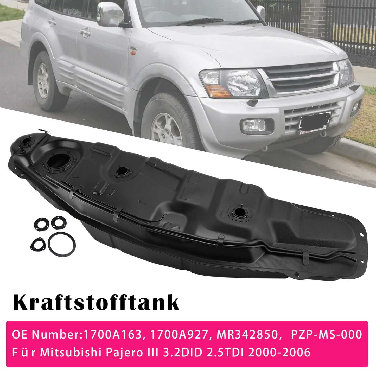 2000/04-2006/10 Mitsubishi Pajero III（V6W, V7W）3.2 DI-D Fuel Tank 1700A927