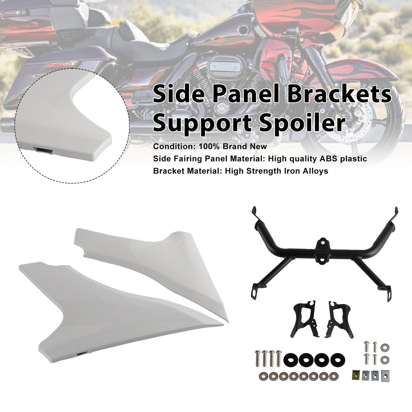 2024-later Harley Road Glide CVO ST FLTRXSTSE Side Panel Brackets Support Spoiler