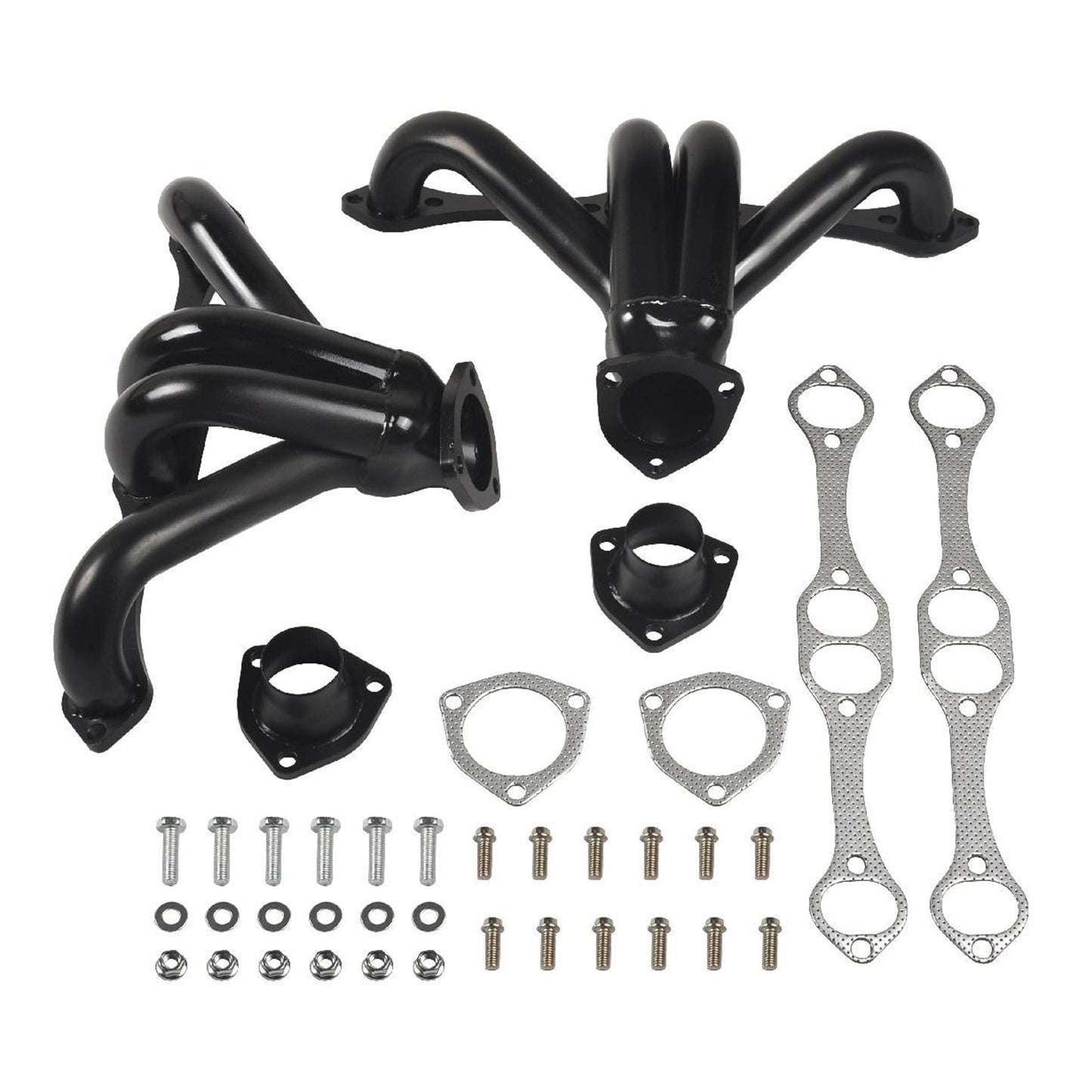 Exhaust Manifold Header Fit Chevy Small Block SB V8 262 265 283 305 327 350 400