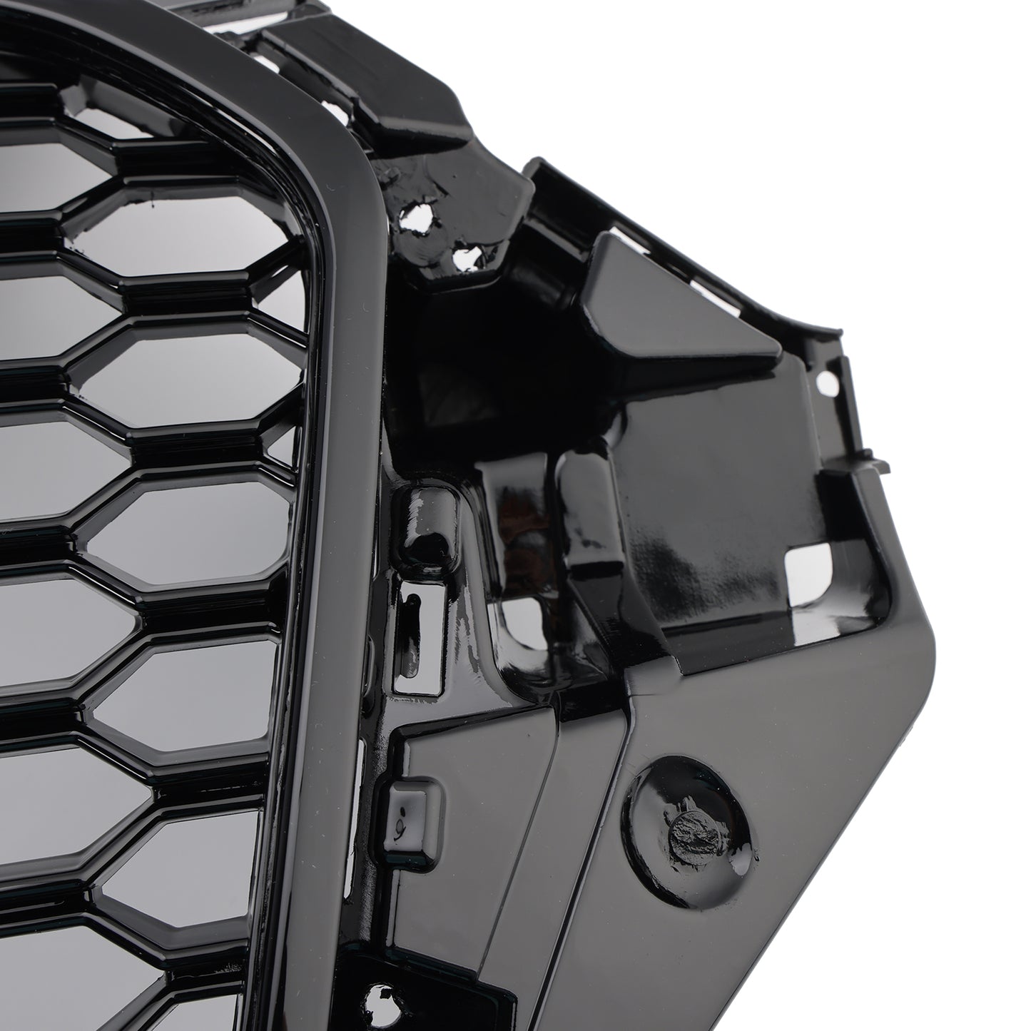 RS3 Style Front Henycomb Bumper Grill Grille Fit Audi A3 S3 2013-2016