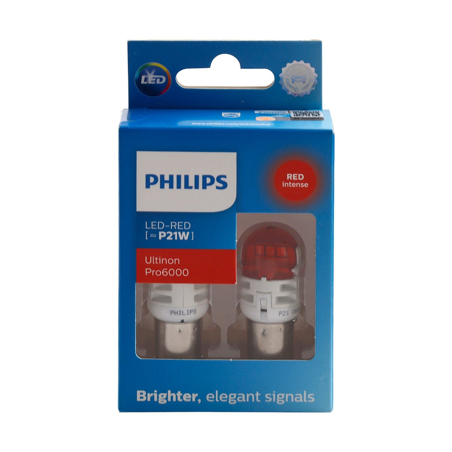 Car Light LED-RED Ultinon Pro6000 P21W 11498RU60 For PHILIPS