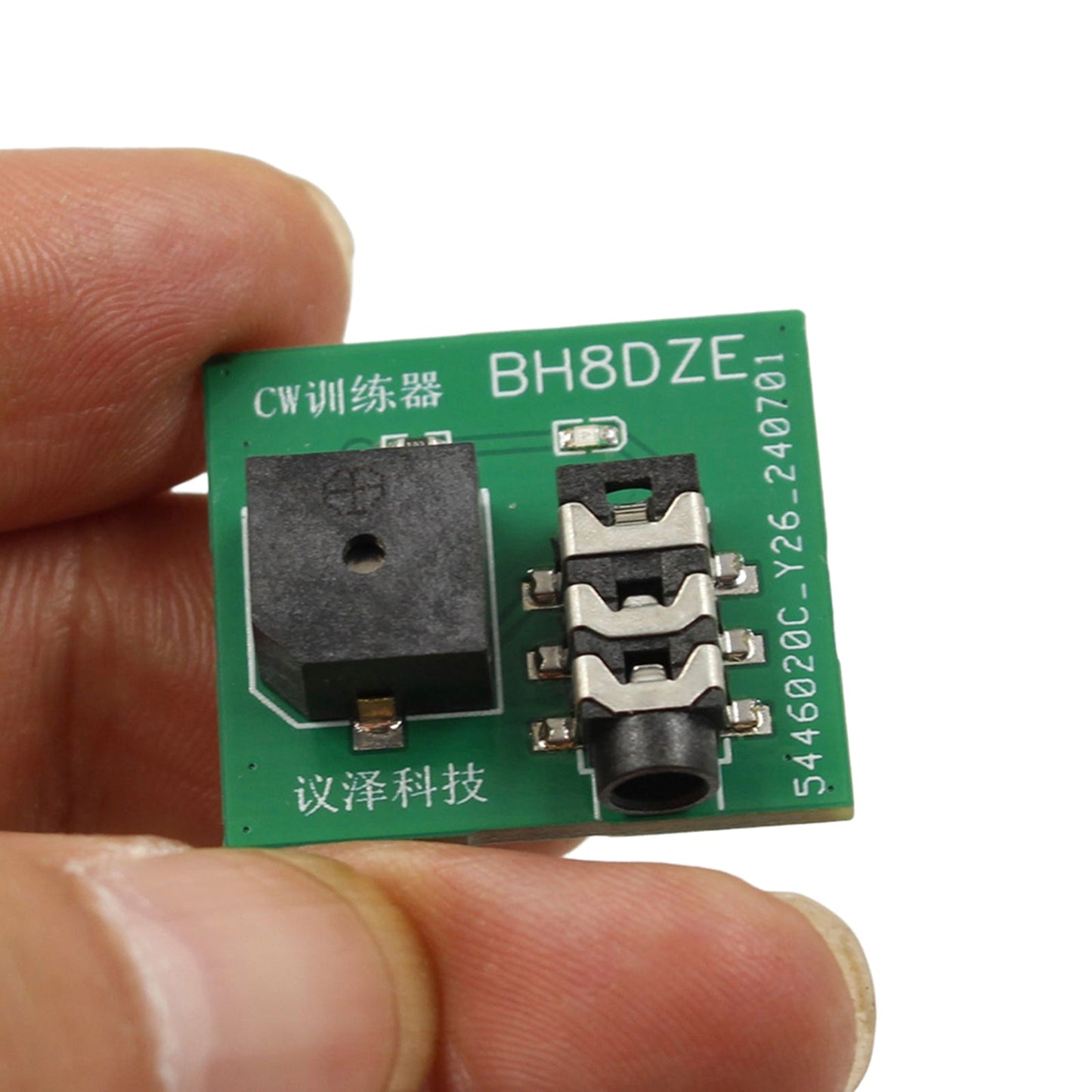 Morse Code Mini CW Trainer Hand Key Trainer Oscillator Button Battery Version