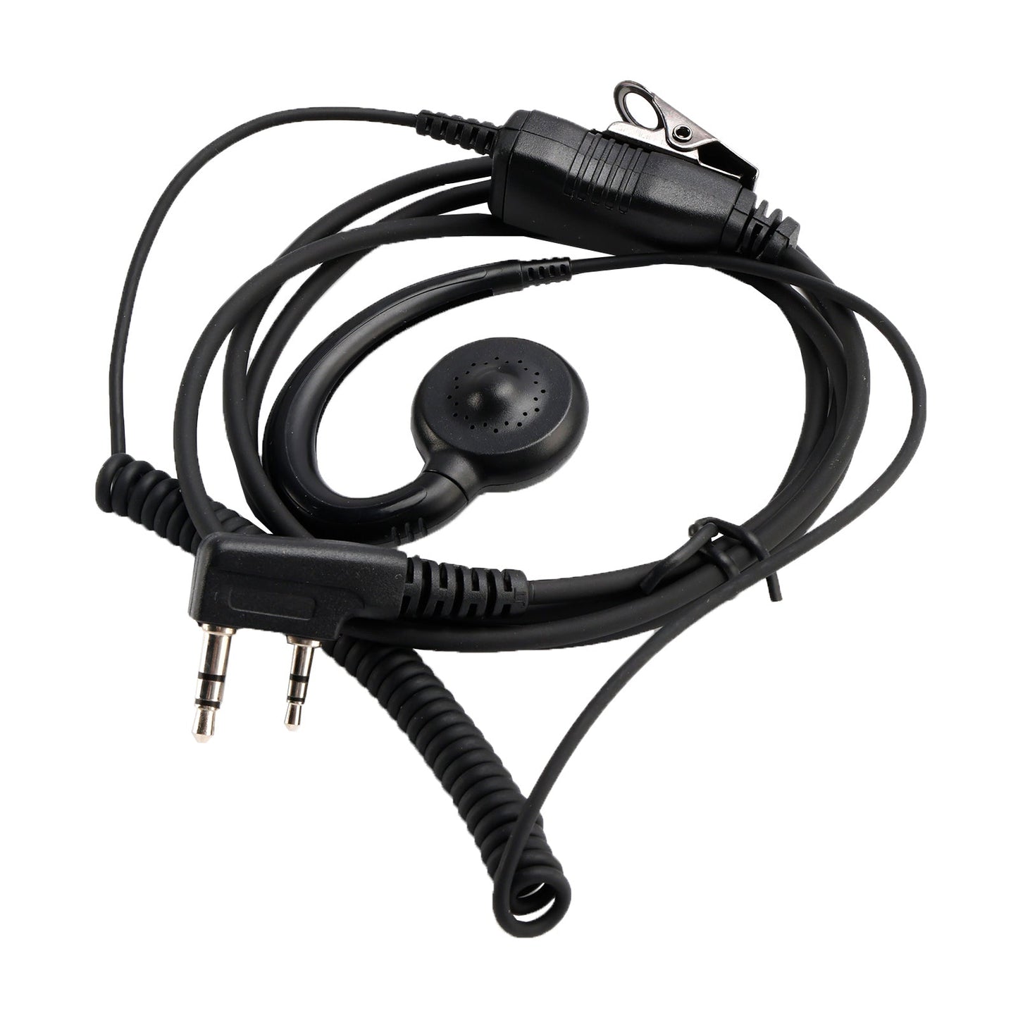 K-018 Small PTT-B6 Curve Hook Earhook Headset For TK-240 TH-G71A LT-2288 UV-5RA