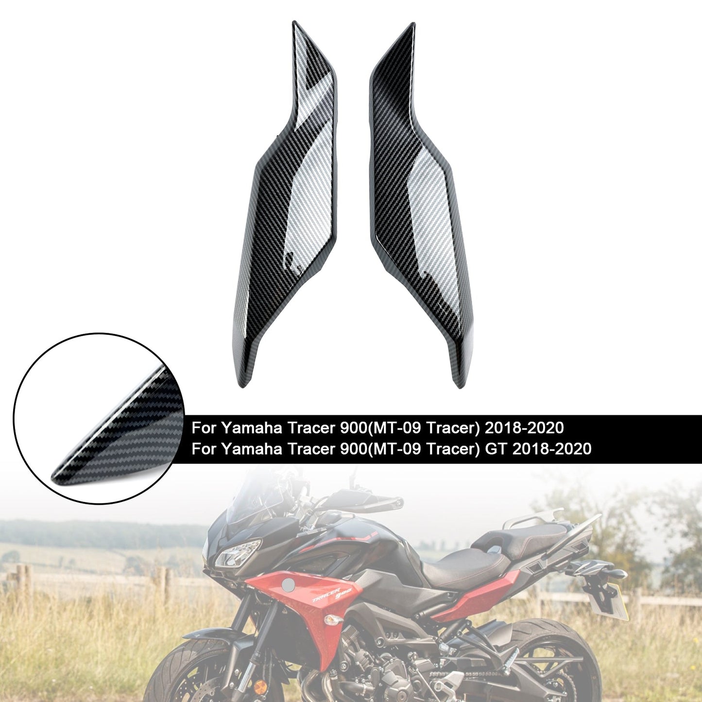 2018-2020 Yamaha Tracer 900 / GT Rear Tail Side Seat Fairing Panel