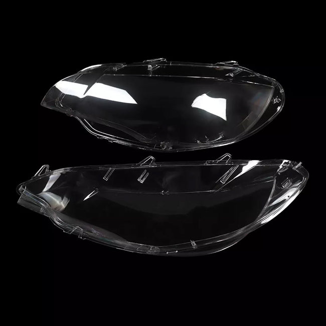 2008-2014 BMW E71 X6 2PCS Clear Headlight Lens Cover Headlamp Left+Right
