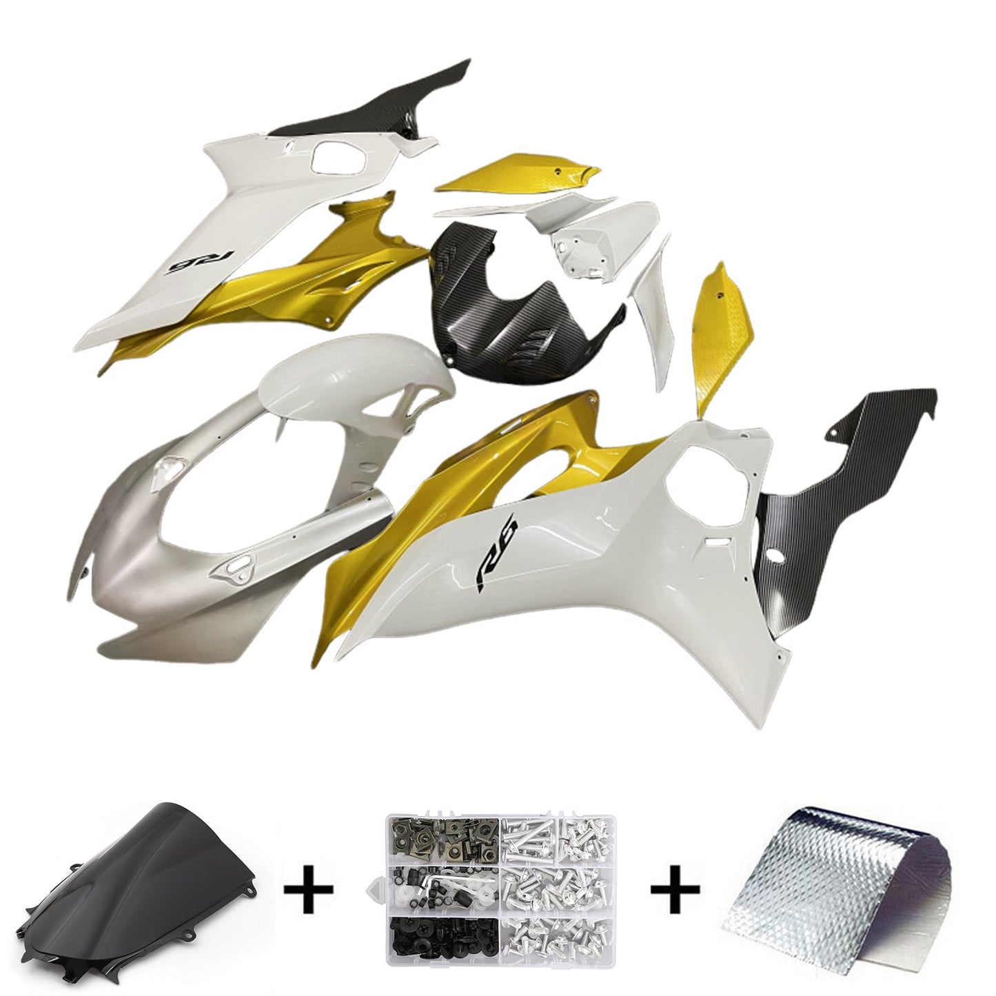 2017-2023 Yamaha YZF-R6 Injection Fairing Kit Bodywork Plastic ABS