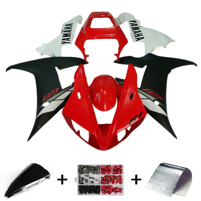 2002-2003 Yamaha YZF 1000 R1 Injection Fairing Kit Bodywork Plastic ABS