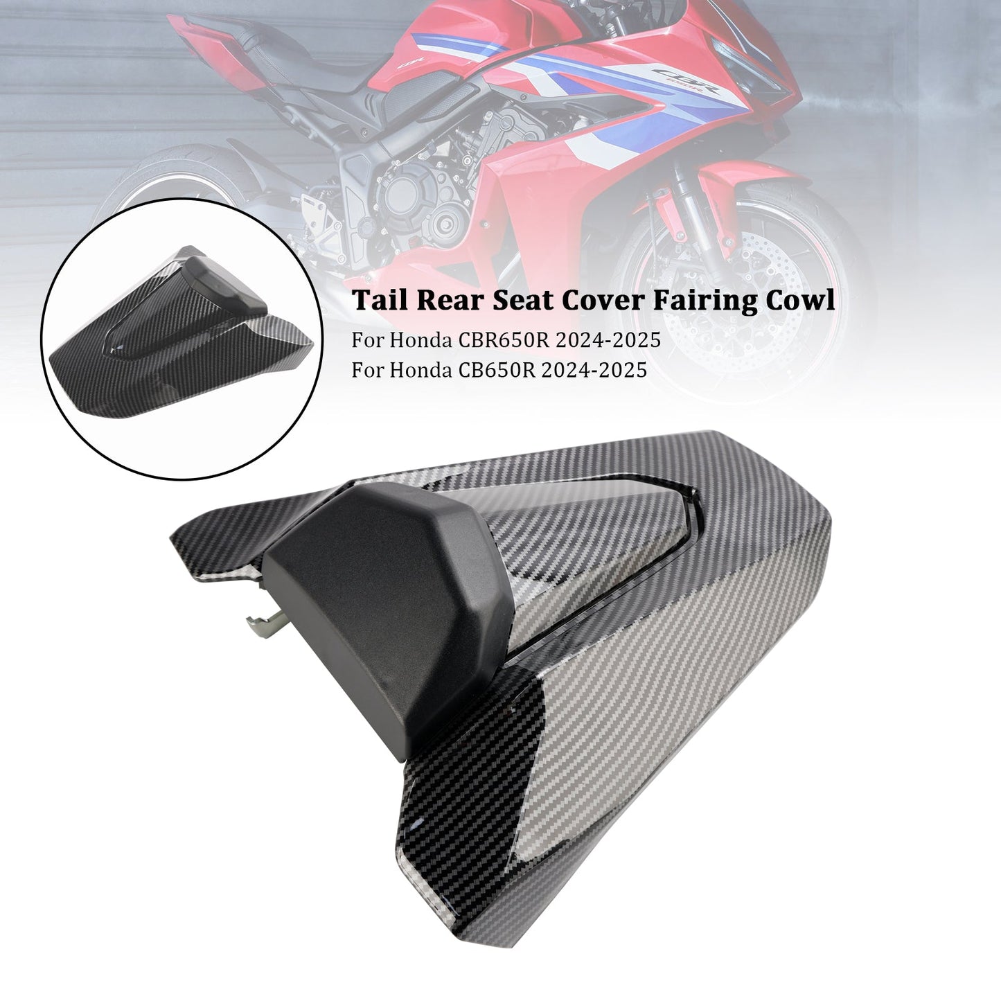 2024-2025 Honda CBR650R CB650R Rear Tail Seat Fairing Cover