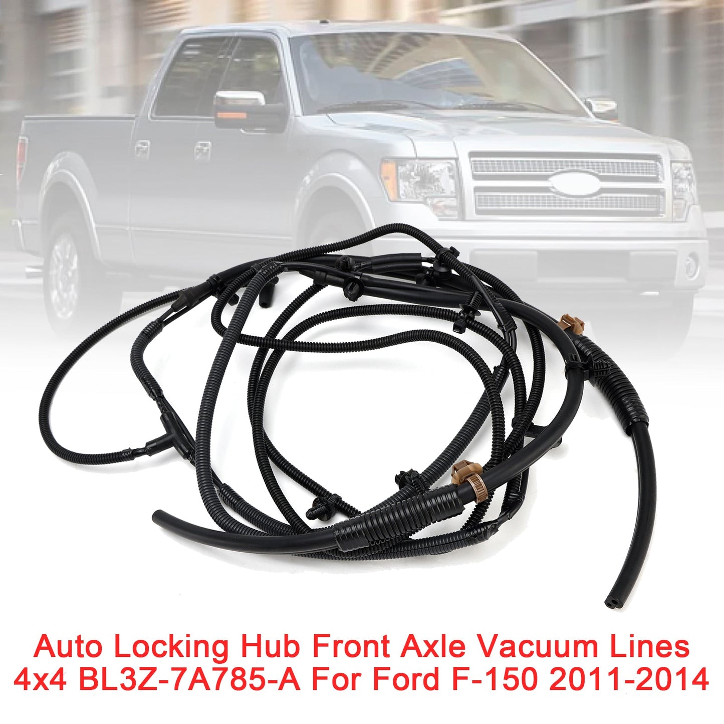 2014 Ford F-150 Models w/ Auto Locking Front Wheel Hubs Auto Locking Hub Front Axle Vacuum Lines 4x4 BL3Z-7A785-A