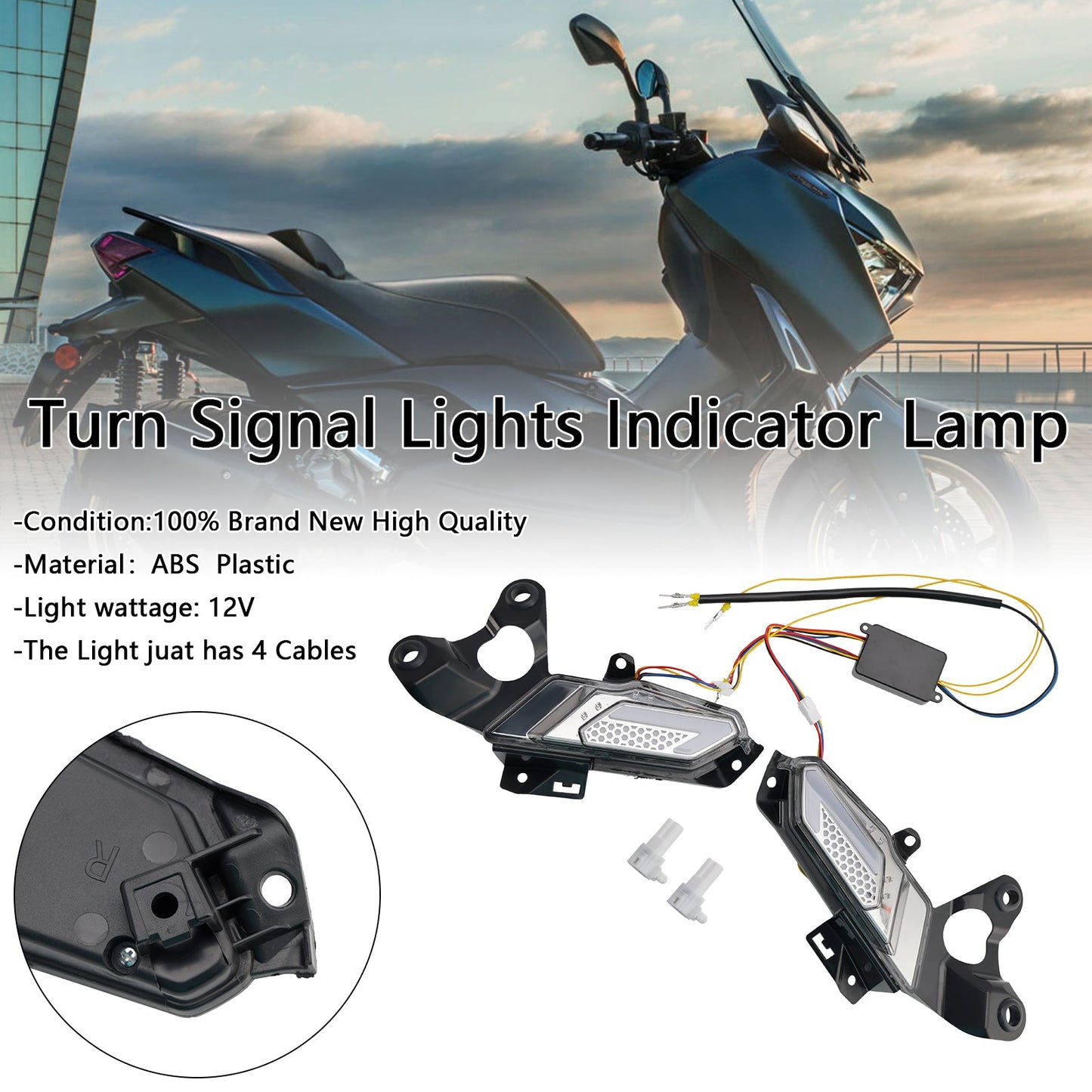 2023-2024 Yamaha XMAX 300 Turn Signal Lights Indicator Lamp