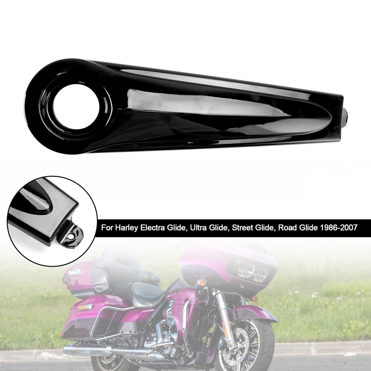 1986-2007 Harley Electra Glide, Ultra Glide, Street Glide, Road Glide Tank Cap Cover Panel Fairing