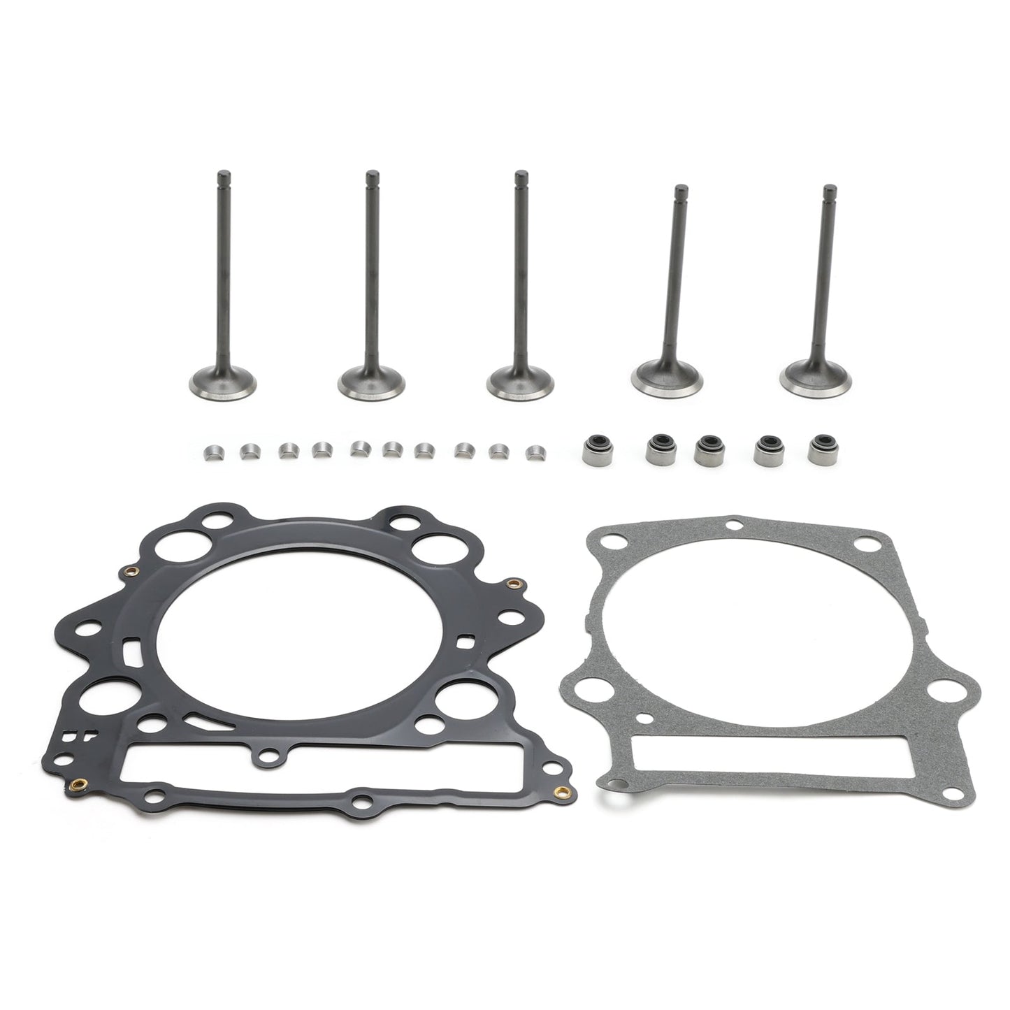 2007 Yamaha YXR660F Rhino 660 Ducks Unlimited Cylinder Head Valves Seals Gaskets Kit 3YF-12121-00 5KM-12111-00