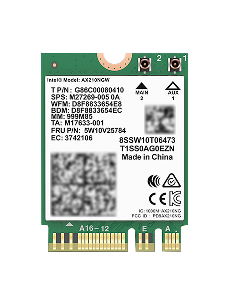 AX210 Module Bluetooth 5374Mbps High-Speed Gigabit Network Card Supports WIFI6