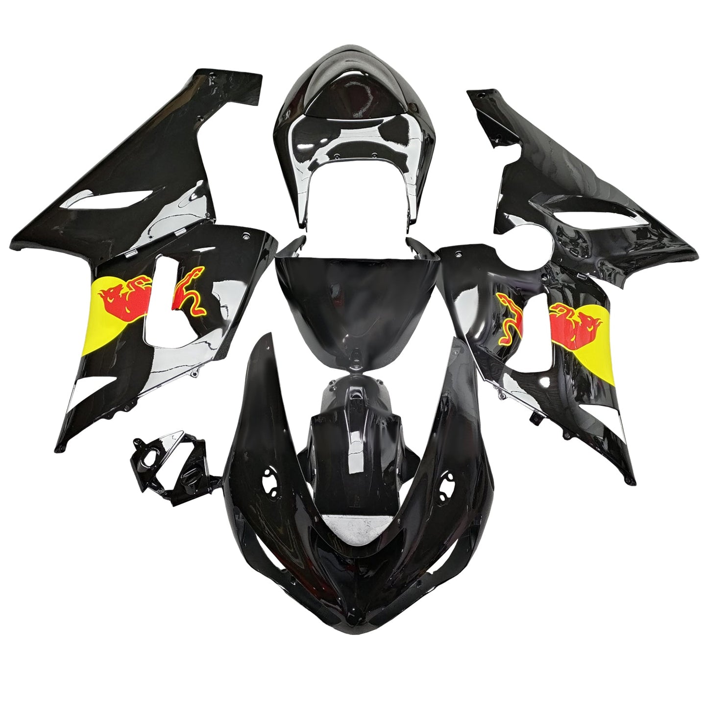 Injection Fairing Kit Bodywork Plastic ABS fit For Kawasaki ZX6R 636 2005-2006