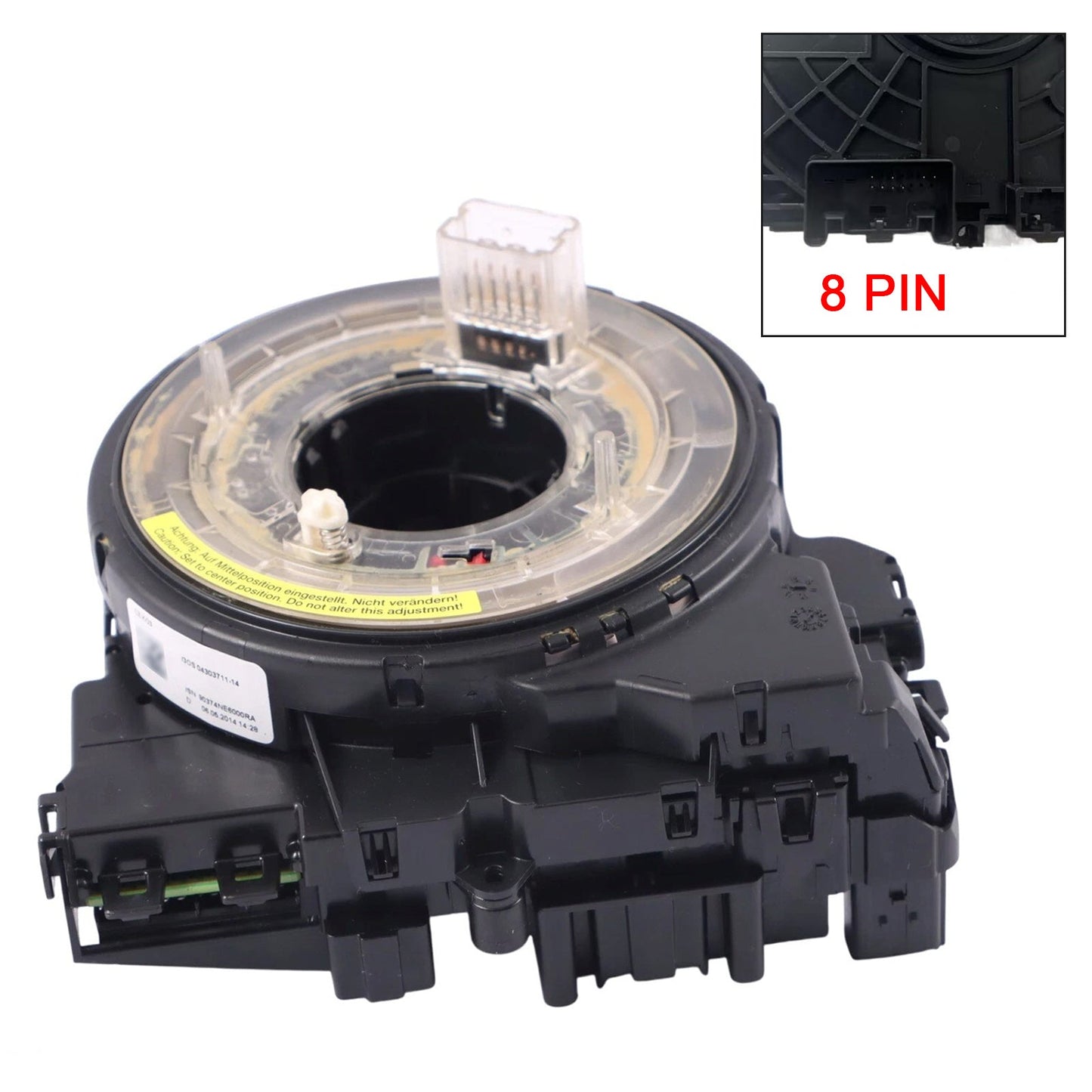 2009-2016 Audi A4 Spiral Cable Angle Sensor Assembly 8 PINS 8K0953568Q