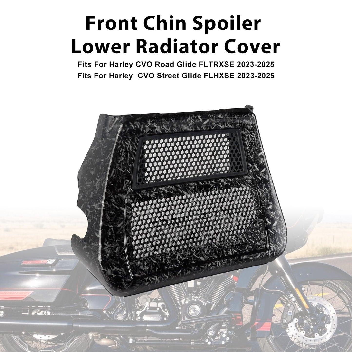 2023-2025 Harley CVO Road Glide FLTRXSE Lower Chin Spoilers Radiator Guard Cover