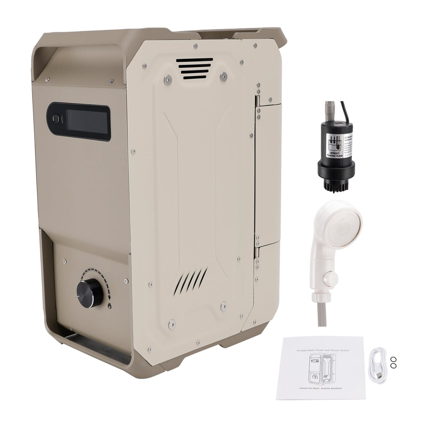 Portable Water Heater For RV Camping 7800mAh 3.3h Rechargeable Camping Cleaning