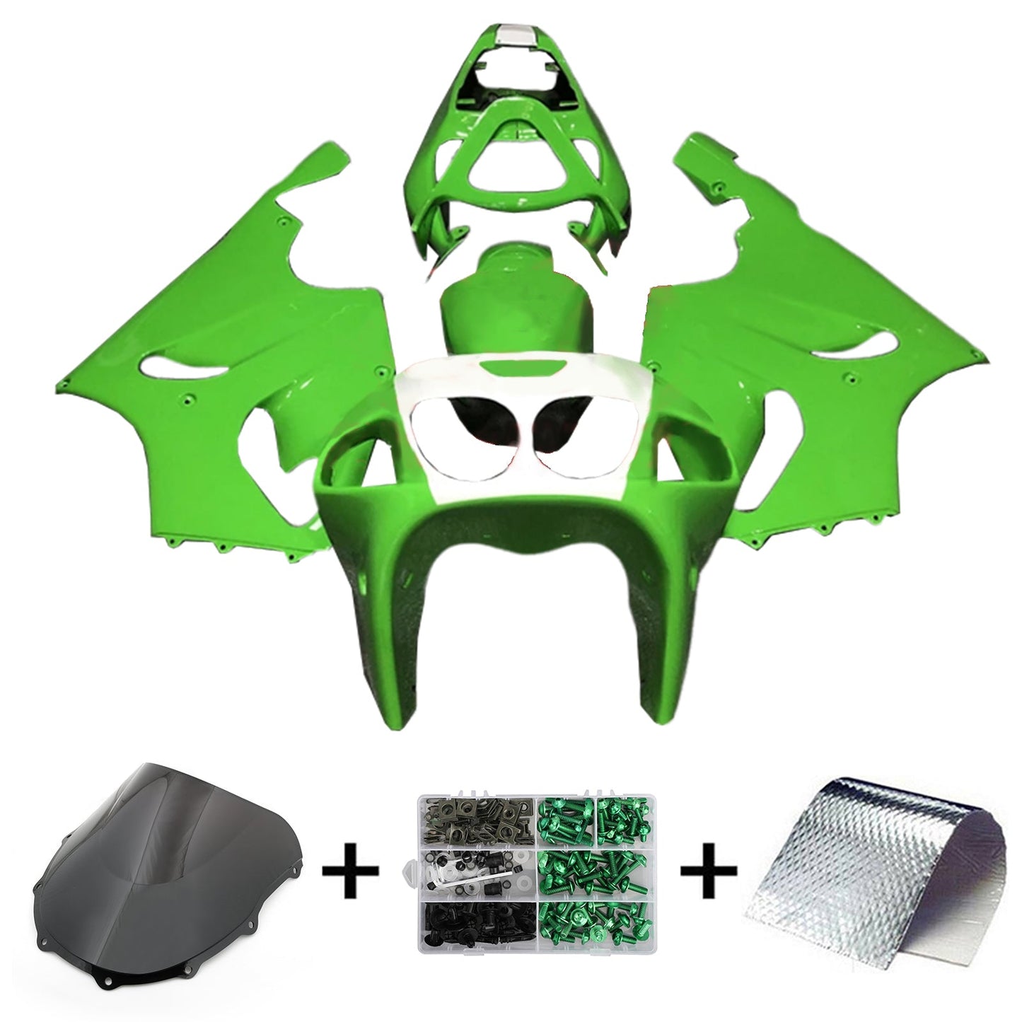 1996-2003 Kawasaki ZX-7R Injection Fairing Kit Bodywork Plastic ABS