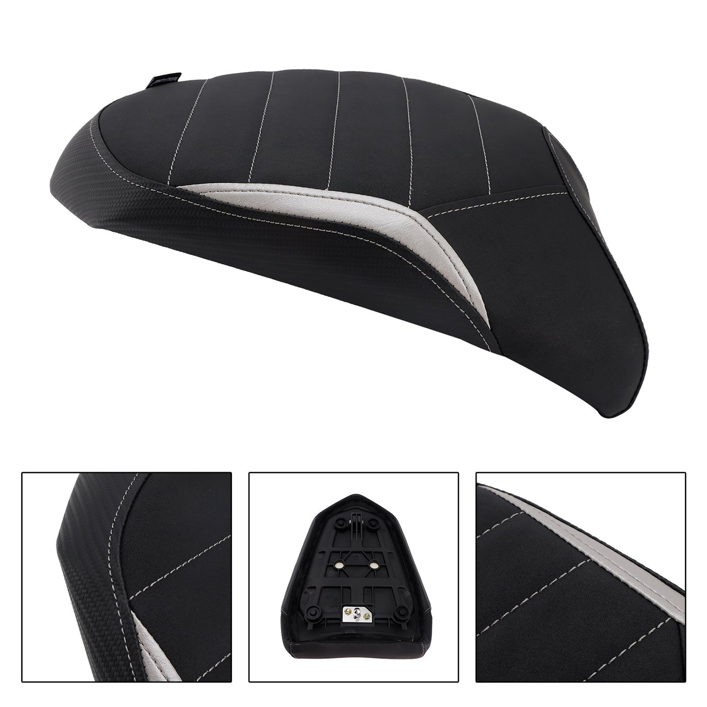 2022-2025 For Kawasaki Ninja H2 Sx Green2 Rear Seat Passenger Cushion Flat Pu Fit Green2
