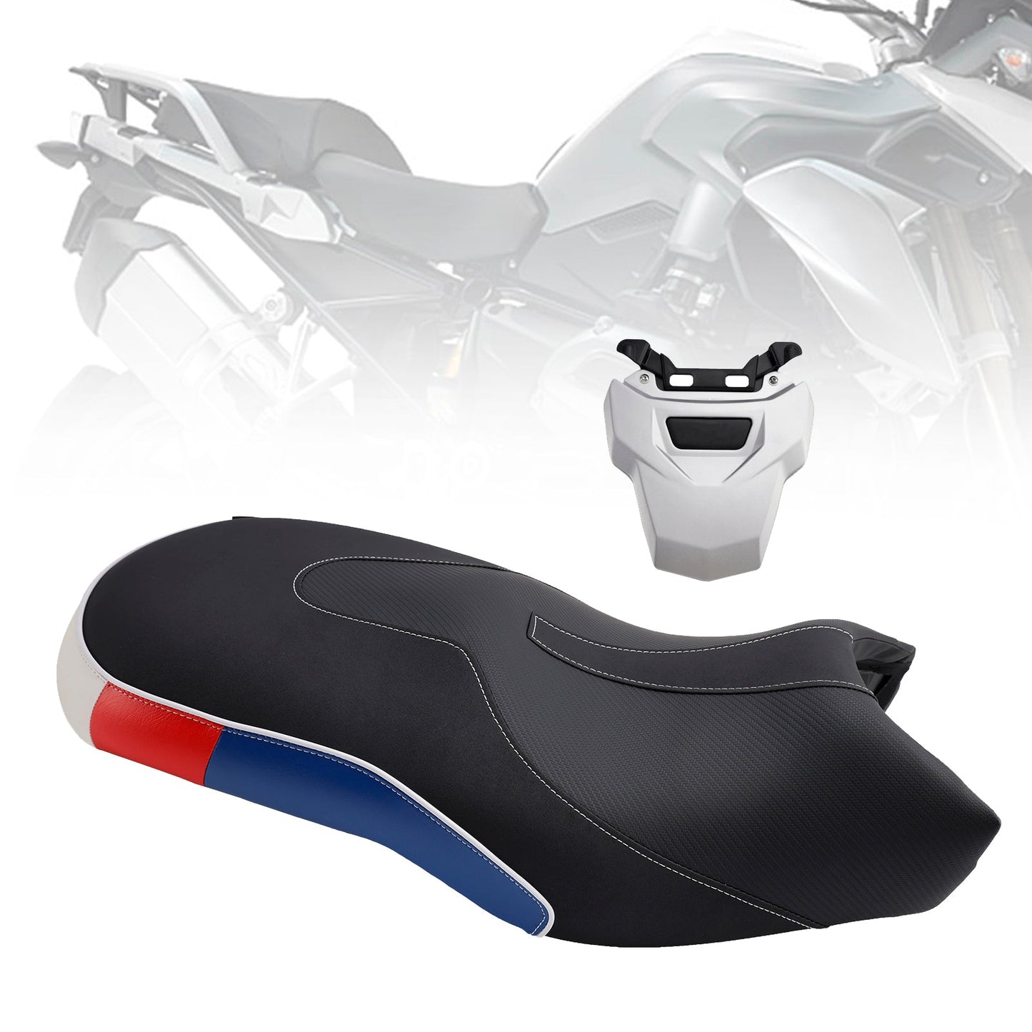 Replace Front Rear Driver Passenger Seat Blue For Bmw R1200Gs 13-18 R1250Gs