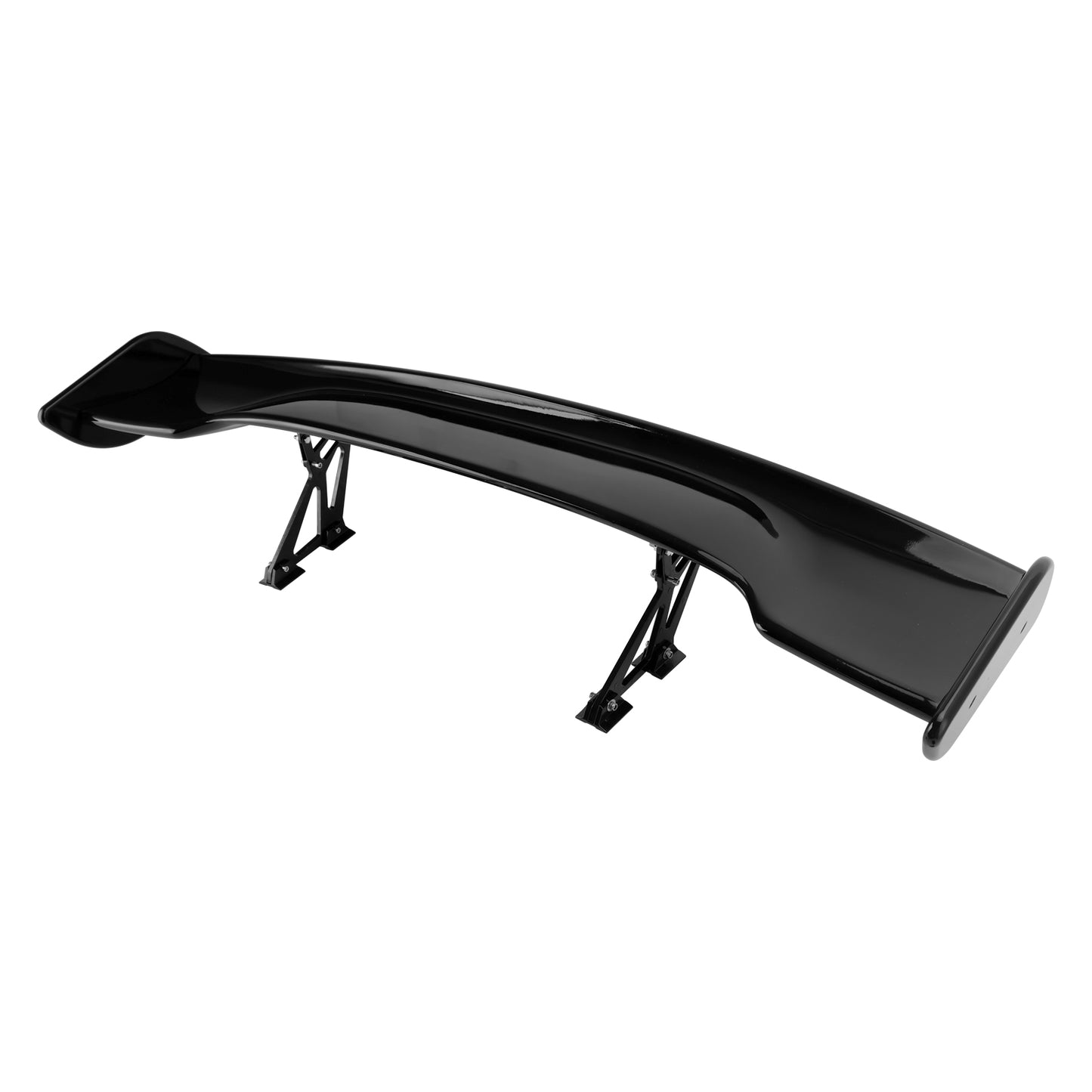 57" 145cm Universal Racing GT Style Down Force Trunk Spoiler Wing Glossy Black