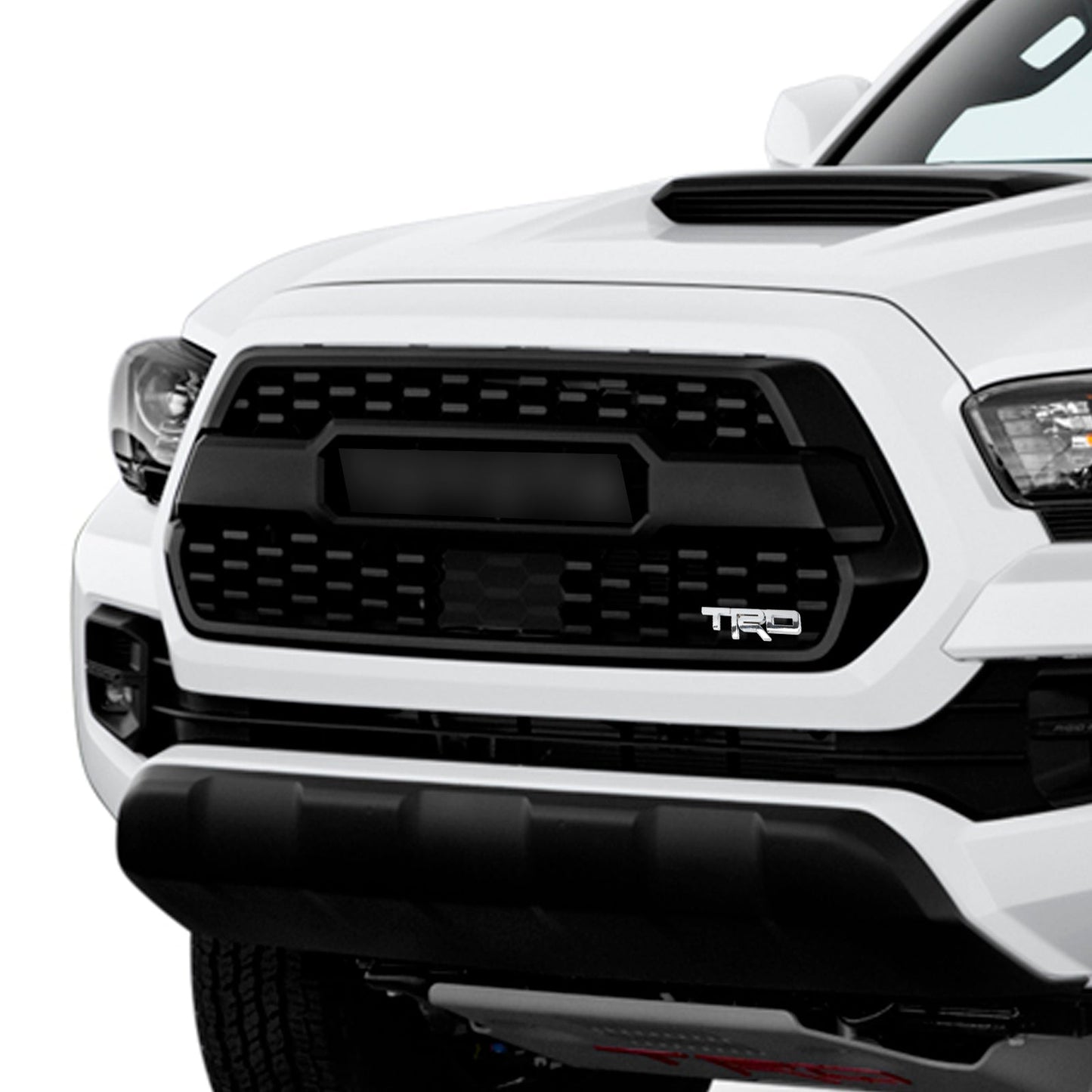 Silver TRD Grille Badge Emblem for Tacoma Tundra 4Runner