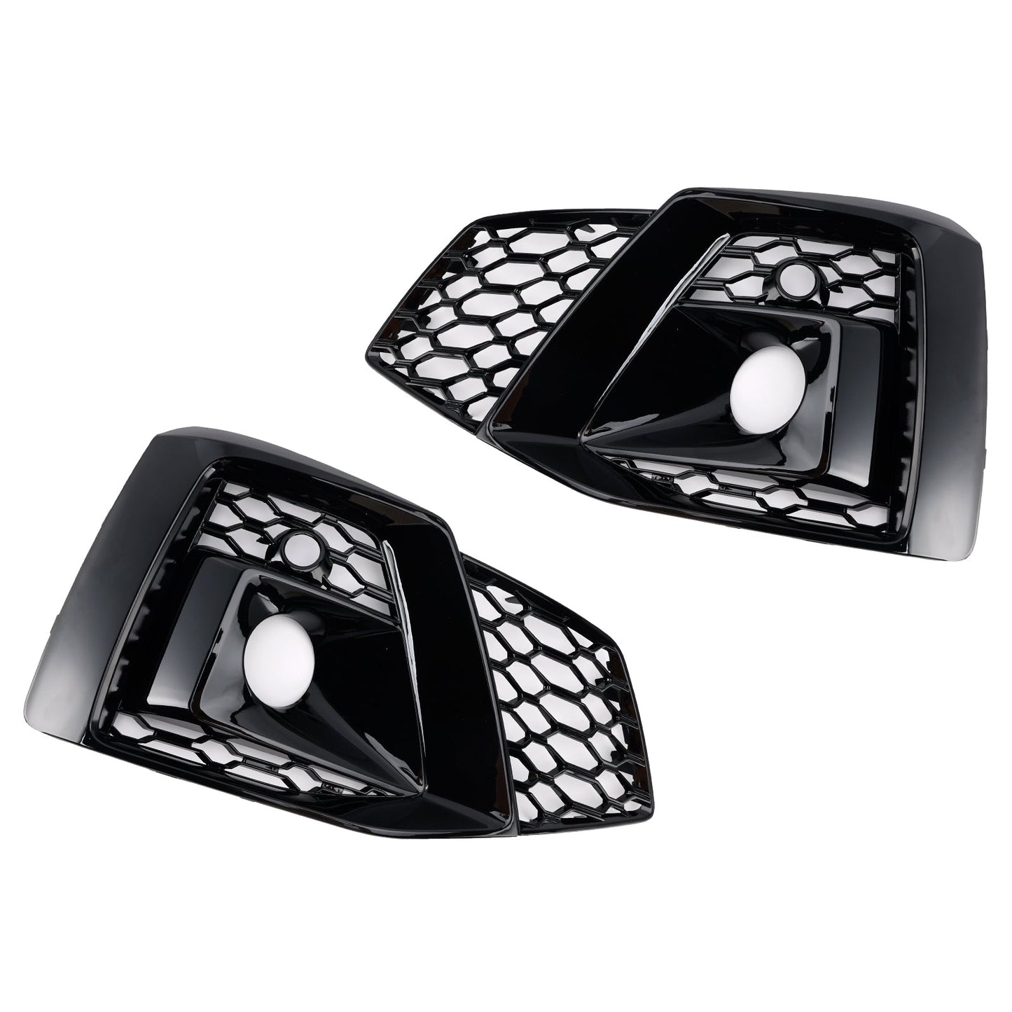 2020-2023 Audi A5 S-line S5 2PCS Front Bumper Fog Light Cover Grille 8W6807682T3Q7