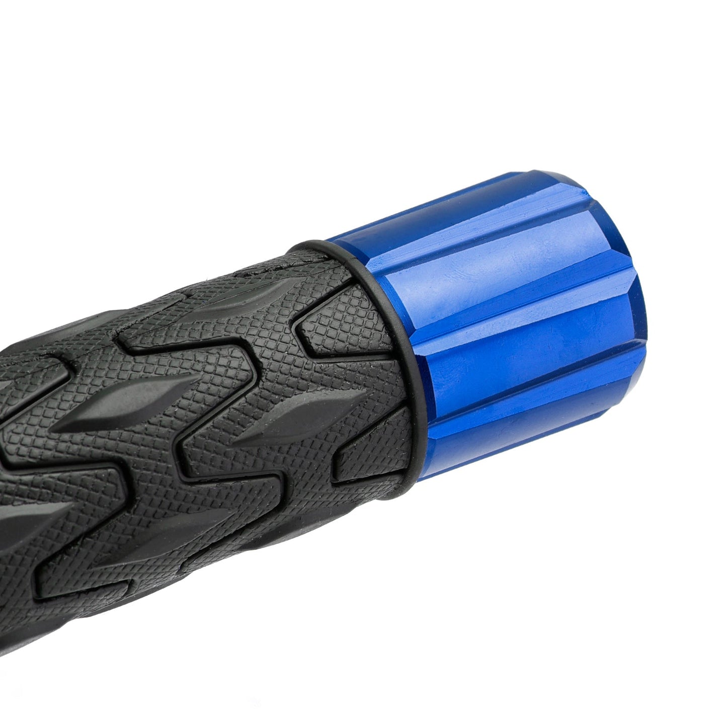 7/8"/22Mm Motorcycle Handle Bar Hand Grips Cnc Universal Red For Motorcycles Silver