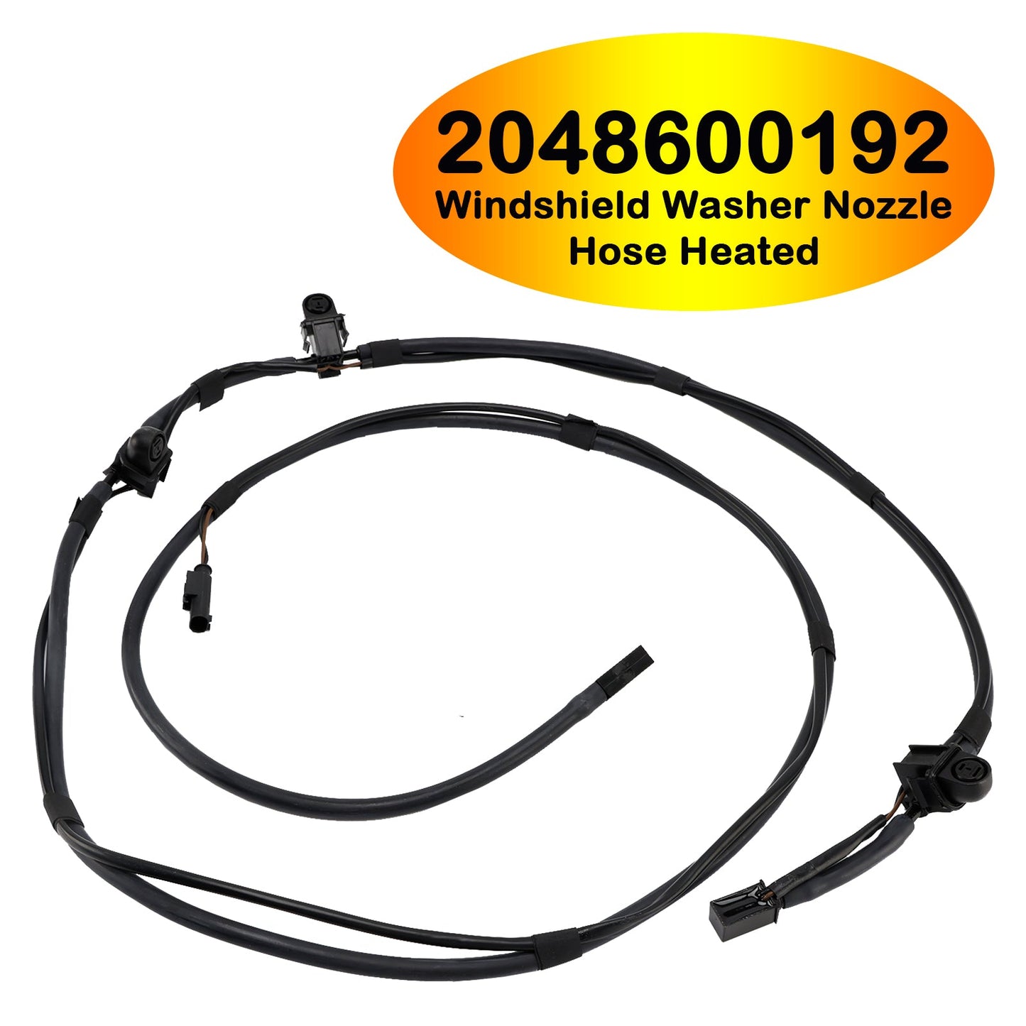 2008-on Mercedes-Benz C-Class W204 Windshield Washer Nozzle Hose Heated 2048600192