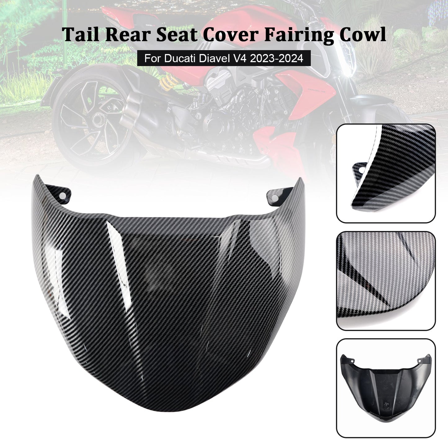 Tail Rear Seat Cover Fairing Cowl For Ducati Diavel V4 2023-2024