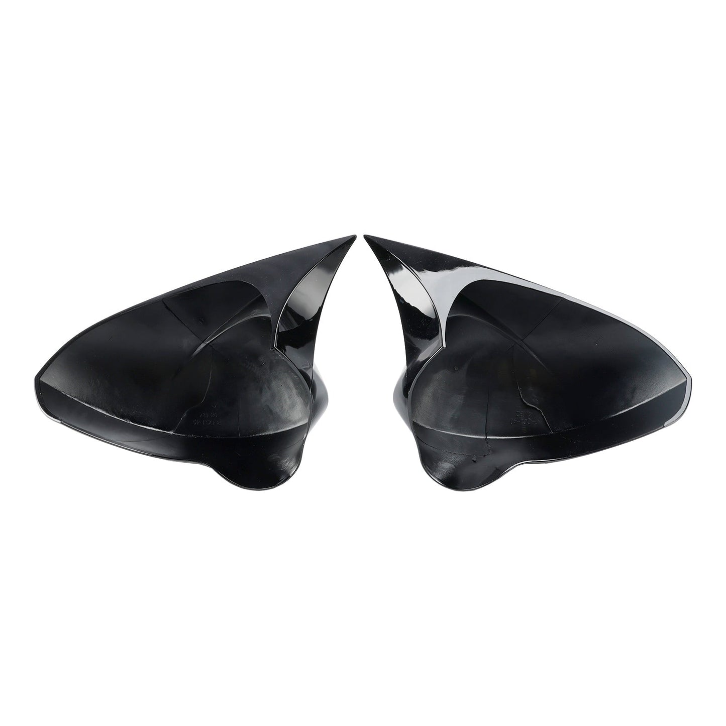 2008-2017 SEAT Ibiza 6J Gloss Black Wing Door Mirror Cover Caps for Left + Right