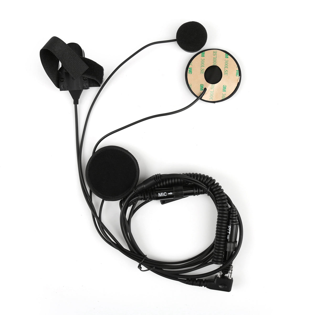 5x Helmet Tactical Motorcycle Race Headset PTT For Kenwood Baofeng Two Way Radio