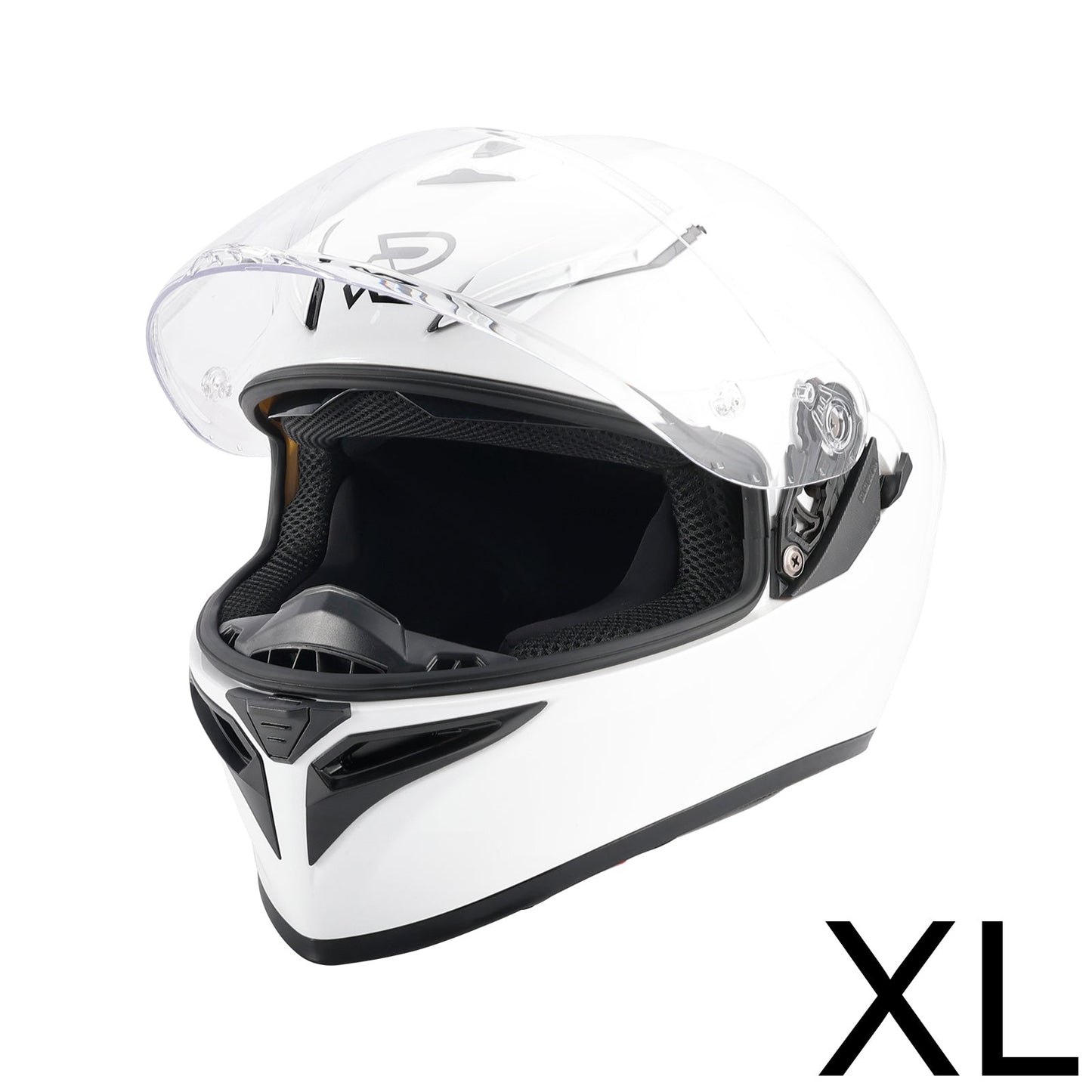 DOT Motorcycle Helmet Adult Street Full Face White