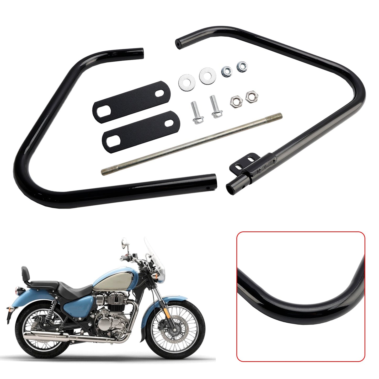 Royal Enfield All New Bullet 350 Bumper Engine Protection Guard Crash Bar