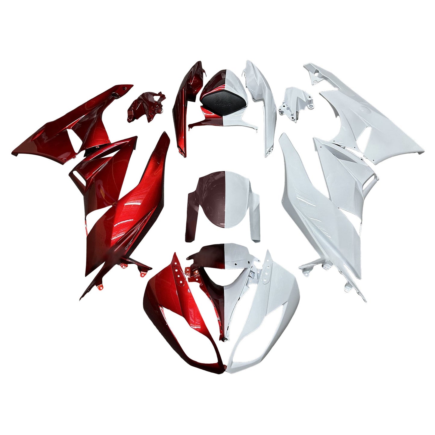 Injection Fairing Kit Bodywork Plastic ABS fit For Kawasaki ZX6R 636 2009-2012