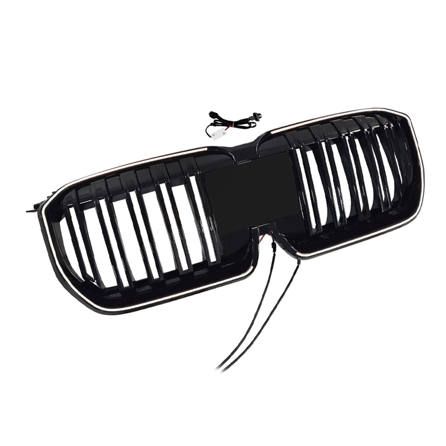 2023-2025 Fit BMW X1 U11 U12 Double Slat Black Front Bumper Kidney Grill Grille