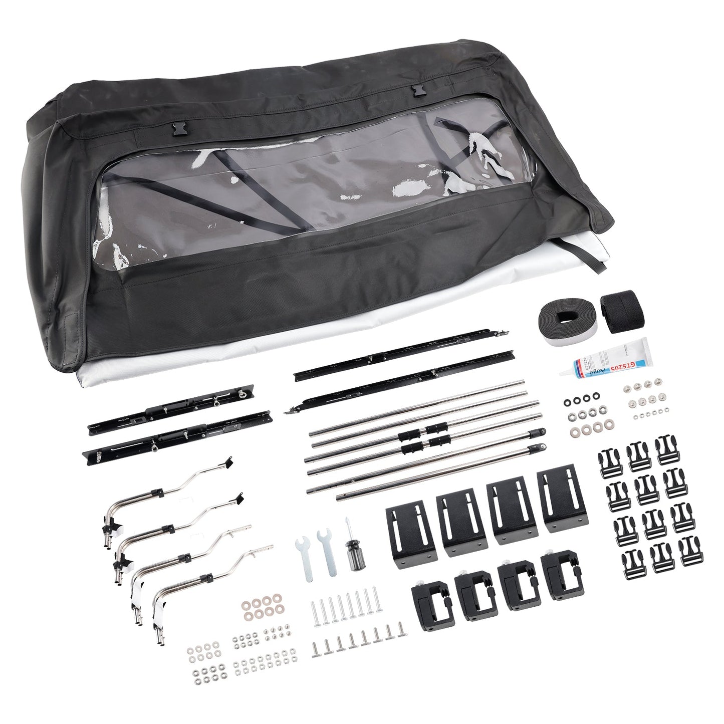 6" Soft Truck Topper Fit for Toyota Tacoma 2016-2023 4-Door