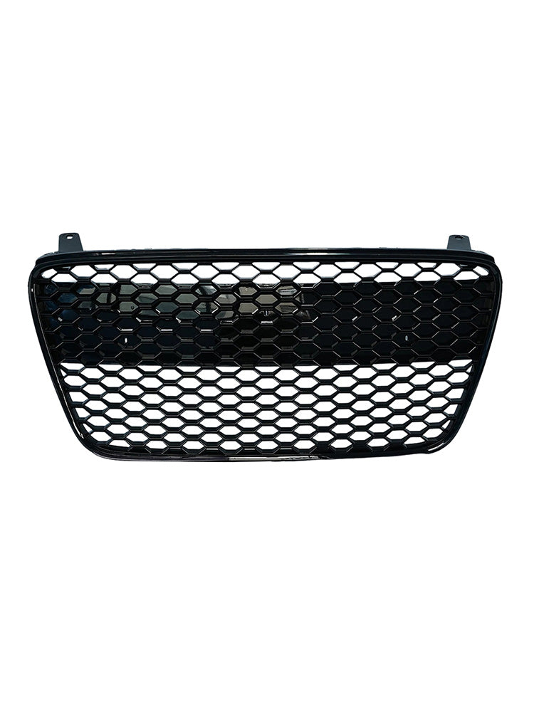 2007-2012 Fit Audi R8 Gloss Black Front Henycomb Bumper Grille Grill