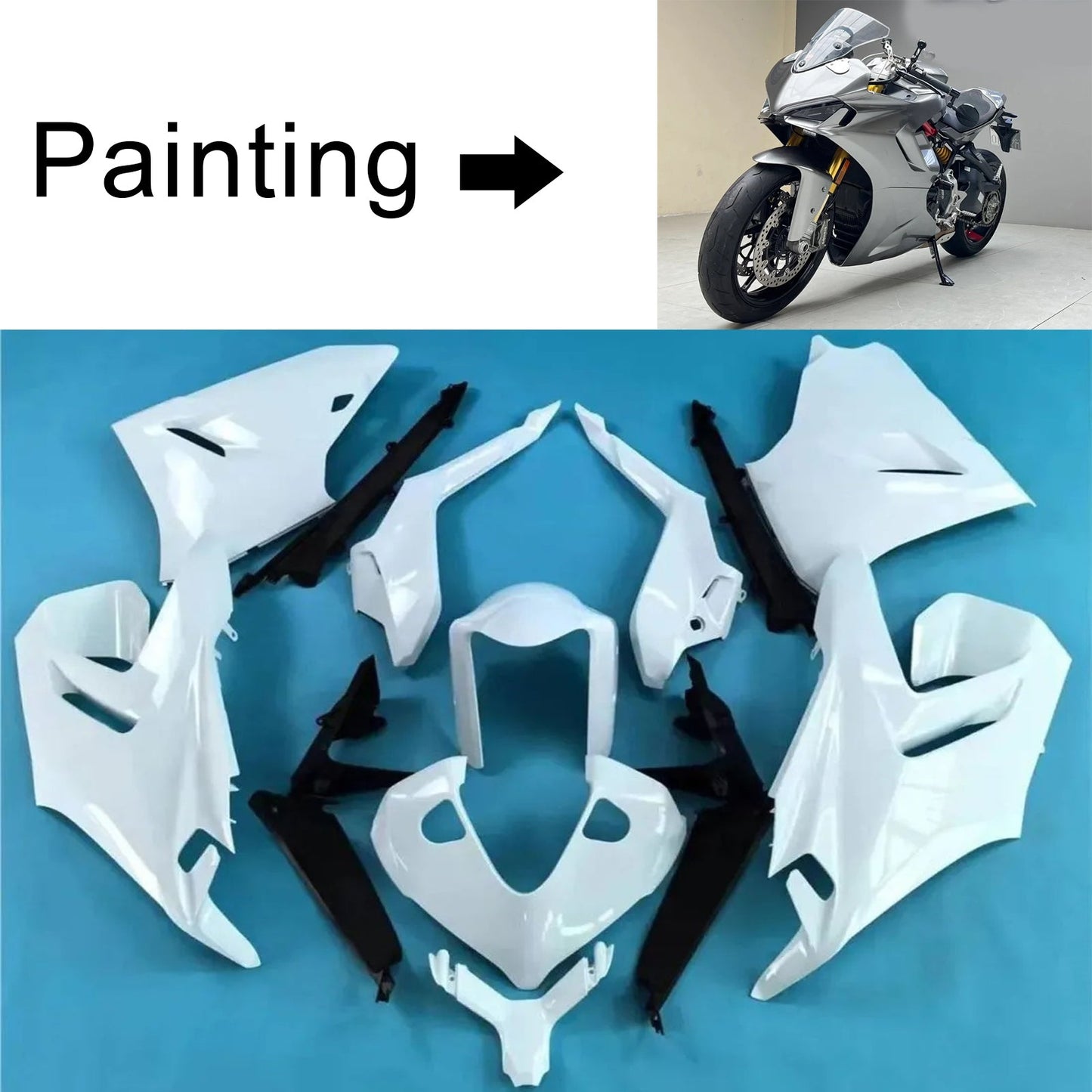 2021-2024 Ducati Supersport 950 950S Injection Fairing Kit Bodywork