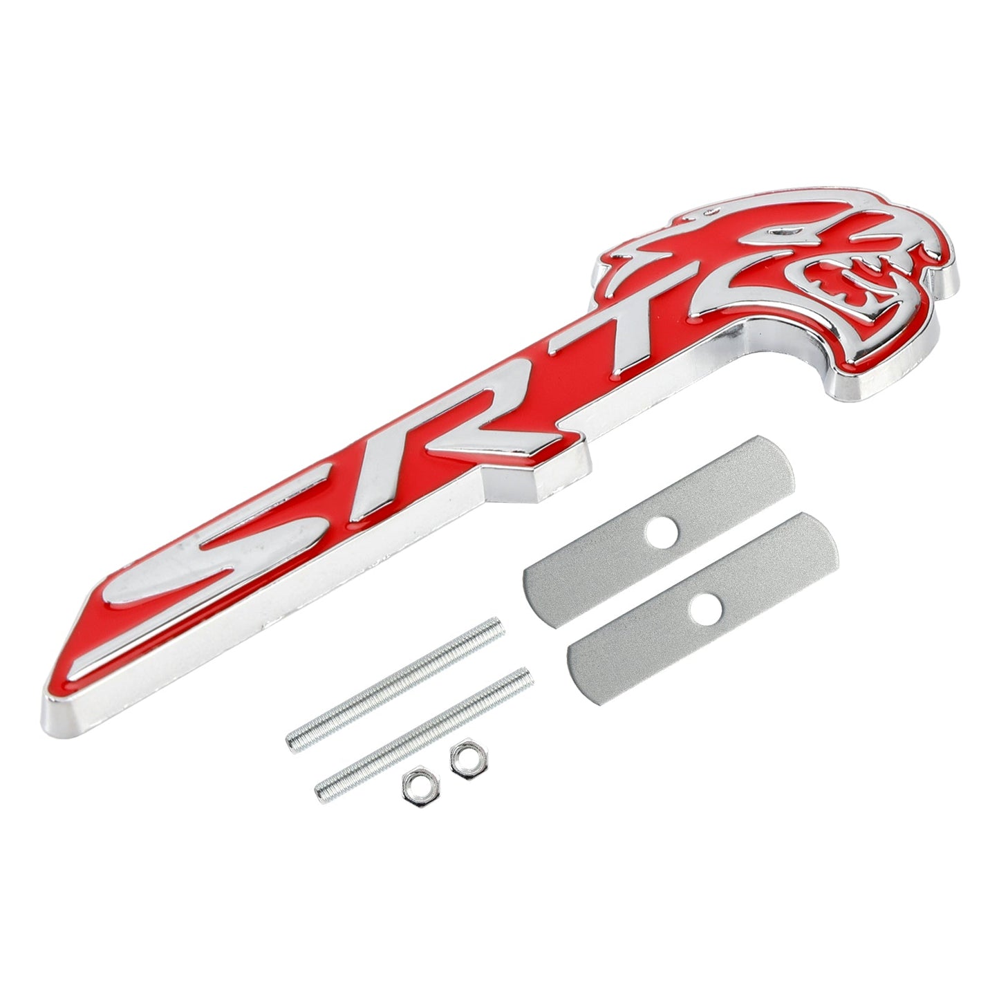 Front Grille SRT Hellcat Emblem Badge for Charger Challenger SRT Chrome