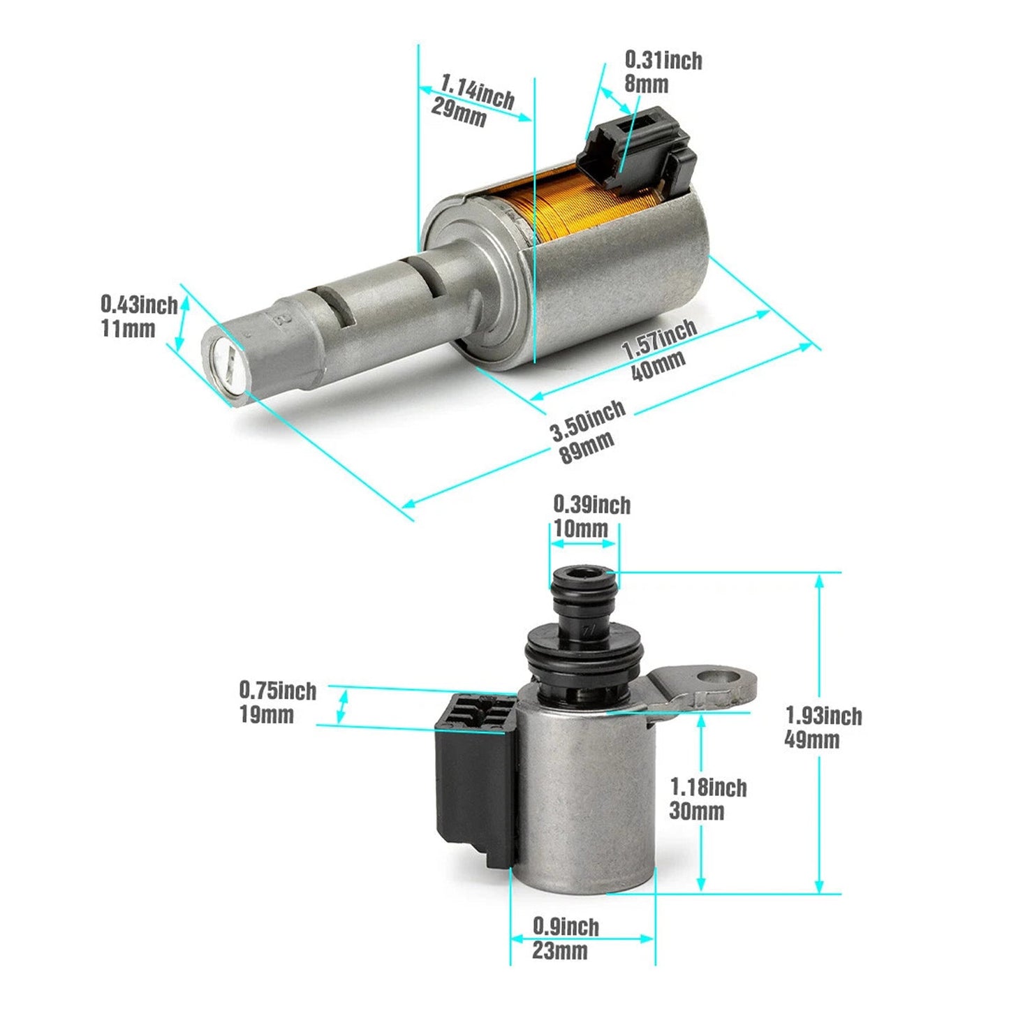 2012-2015 Suzuki Swift JF015E RE0F11A CTV Transmission Solenoid Kit
