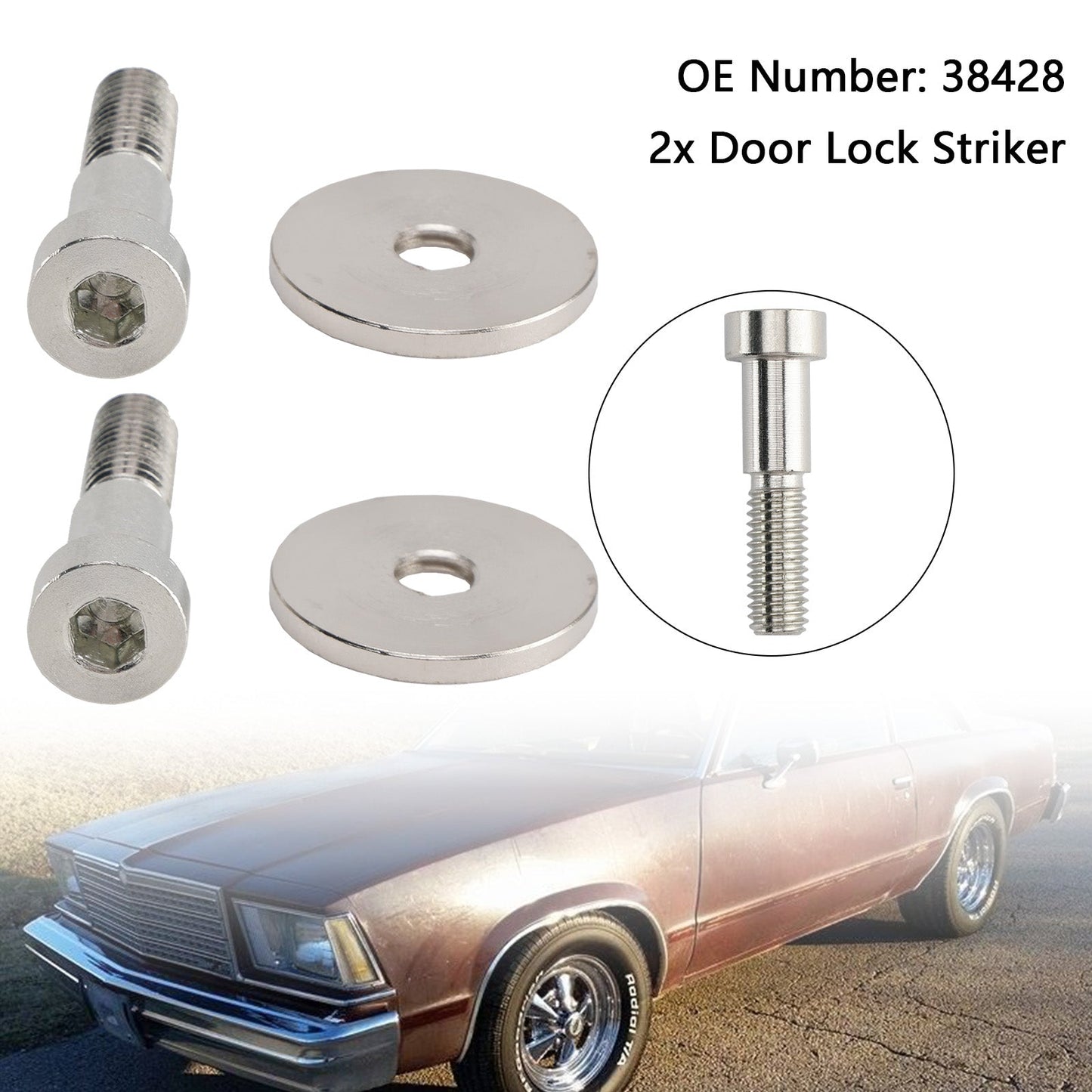 1972-1994 Oldsmobile Bravada Yukon Door Lock Striker 38428 38428,15013147