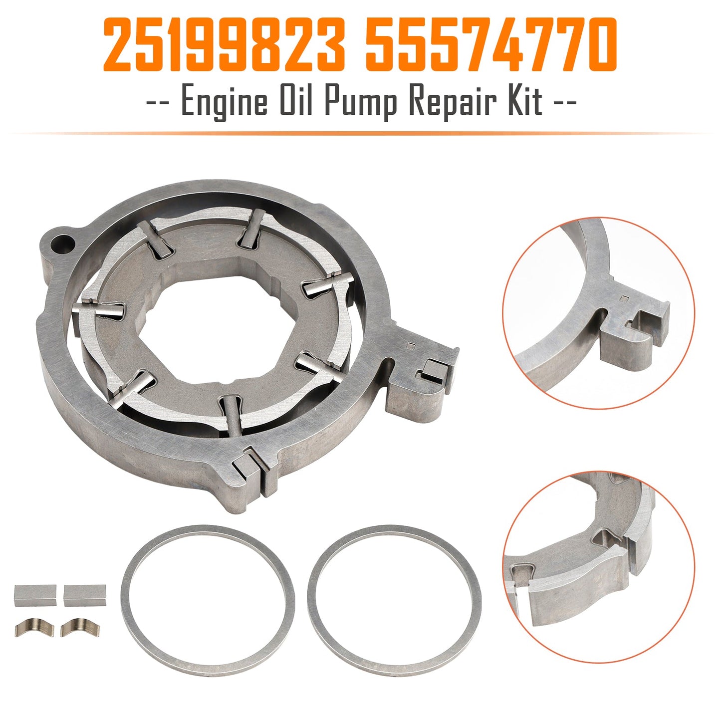 10/2017-2019 Vauxhall Corsa &Corsavan Mk IV (E) - 1.2 & 1.4 Engine Oil Pump Repair Kit 25199823
