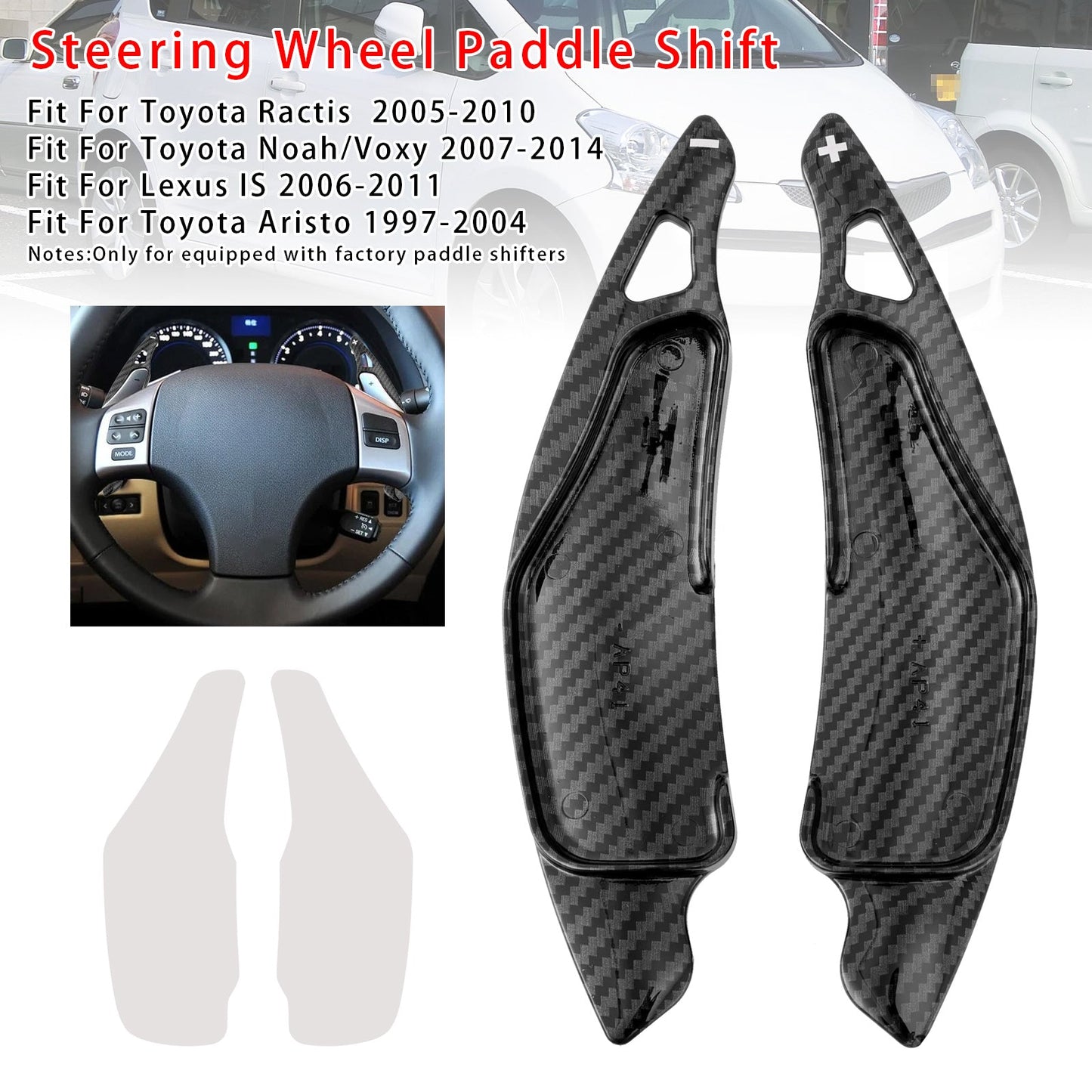 Toyota Ractis Lexus Steering Wheel Paddle Shifter Extension